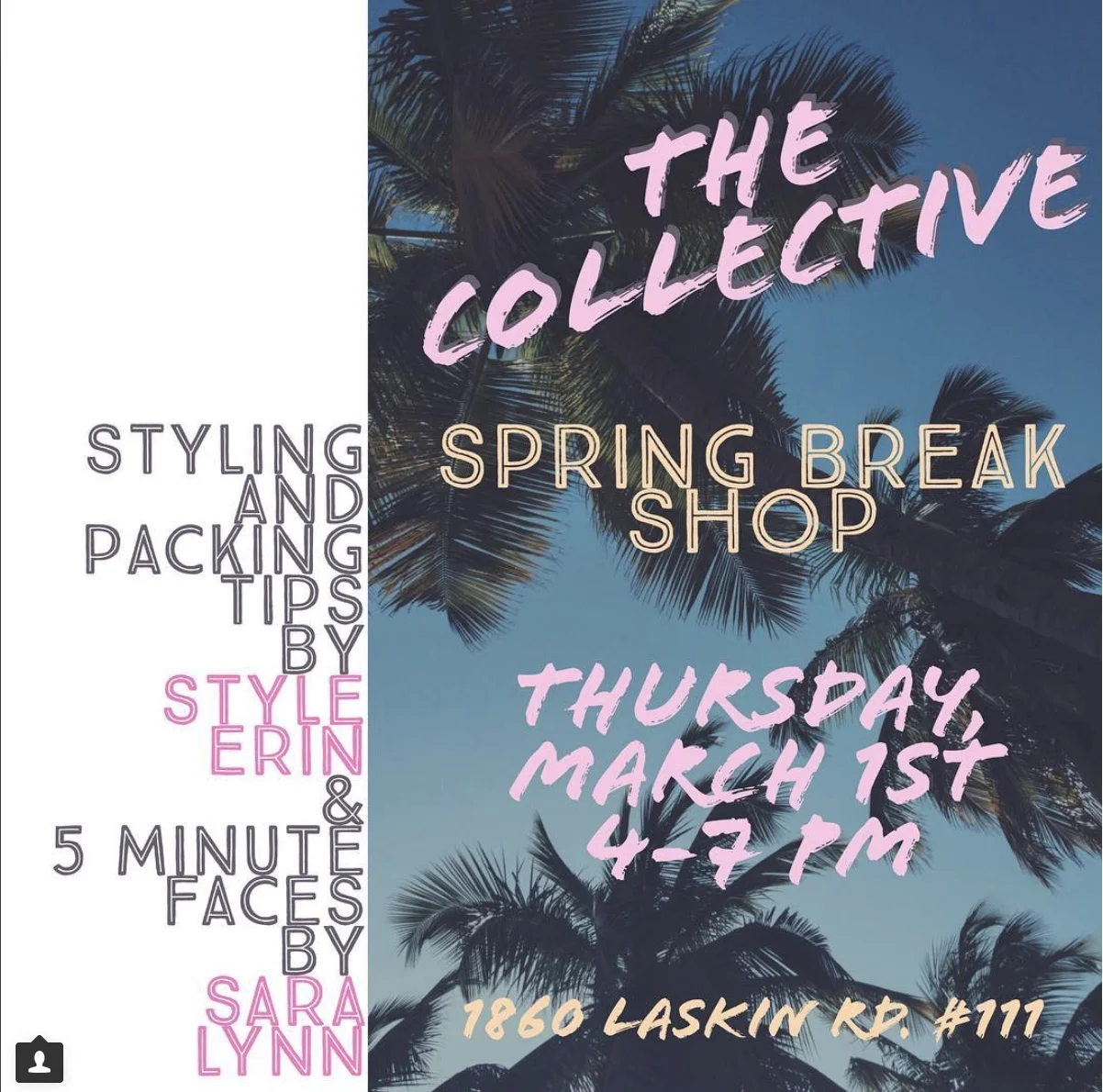 Event:  Styling and Packing Tips at The Collective with Style Erin!