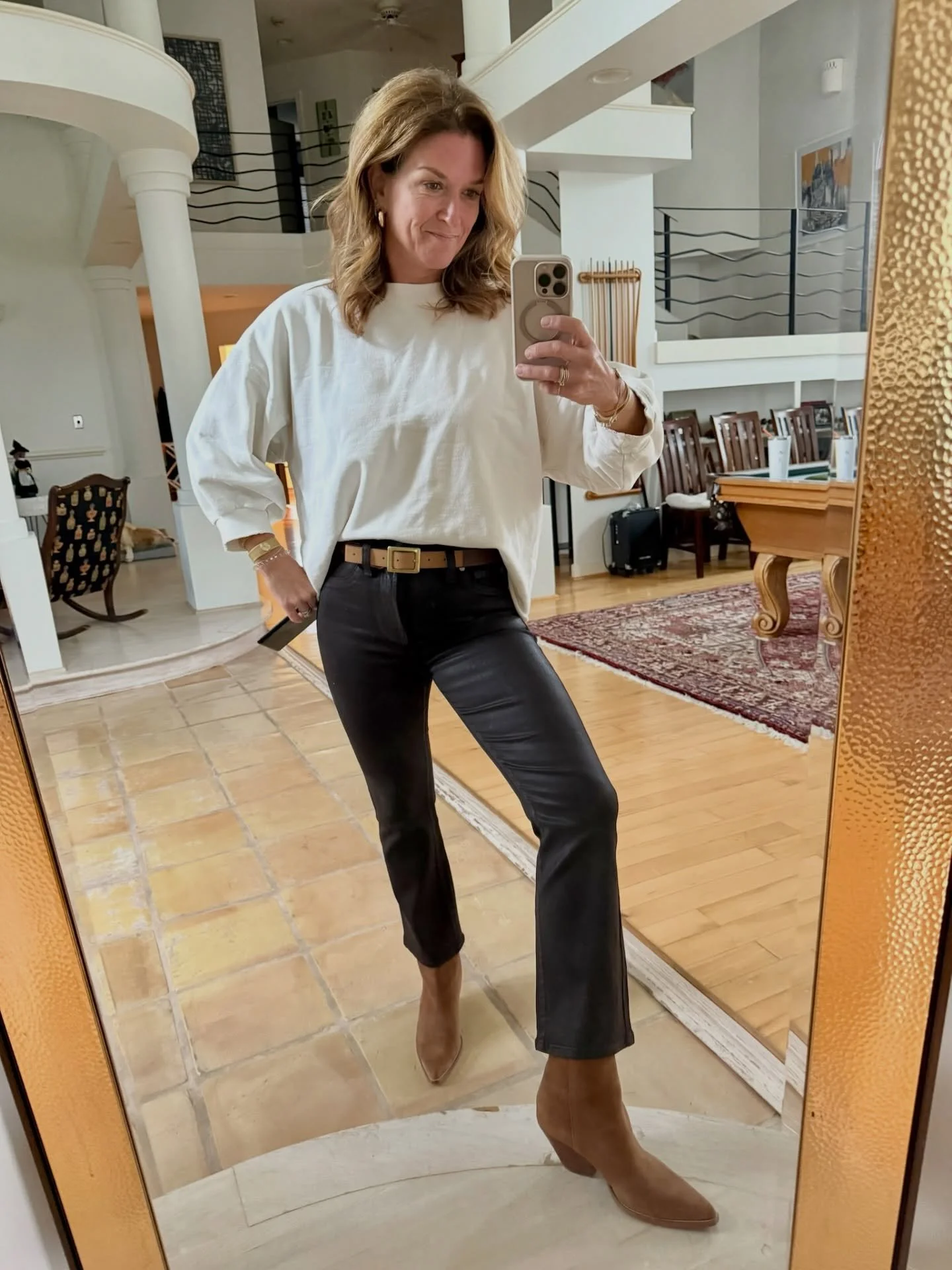 Coated + Cognac + Cream