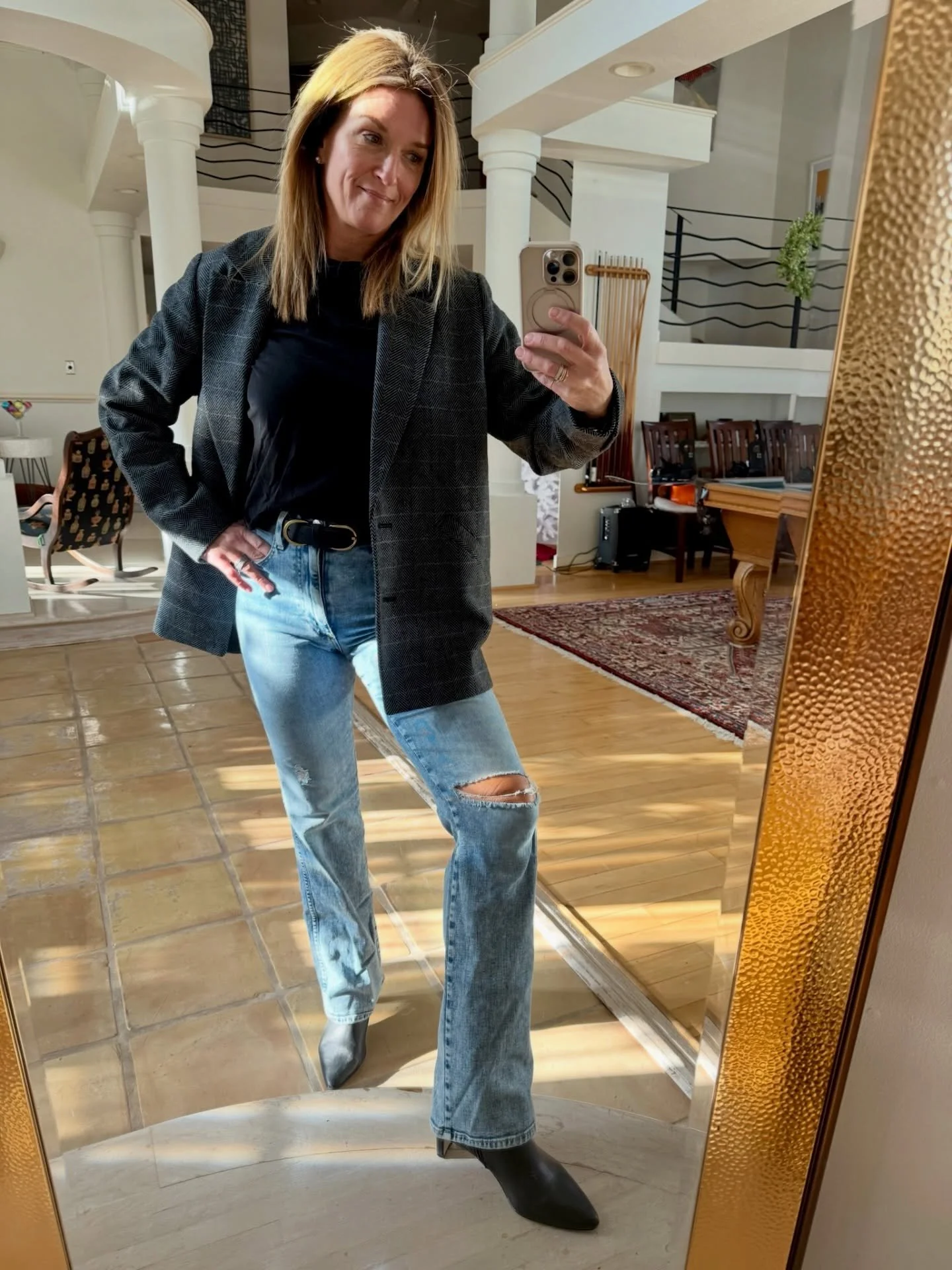 Pulled out the wool blazer!