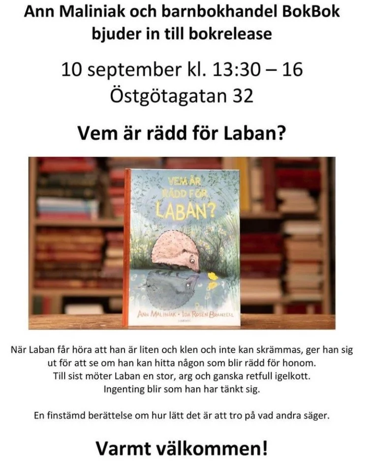 Välkommen till Bokrelease