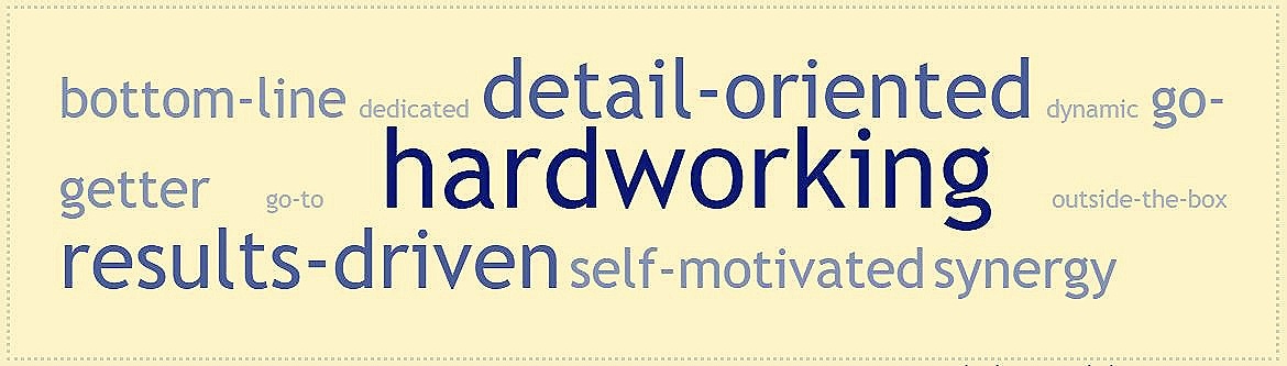 Buzzwords commonly found on resumes