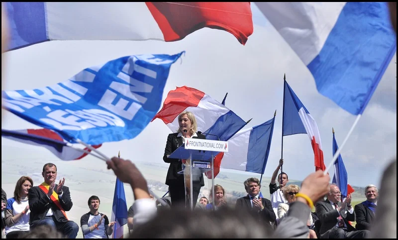 Meeting du FN le 1er mai 2012 (Crédits :&nbsp;Blandine Le Cain/CC)