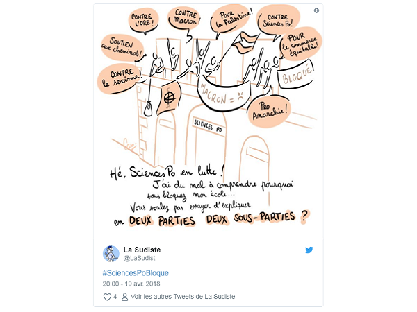 Les meilleurs tweets - Sciences Po bloqué