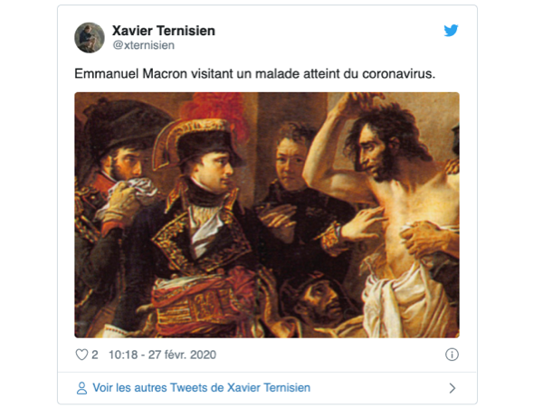 Revue de tweets - Coronavirus et politique