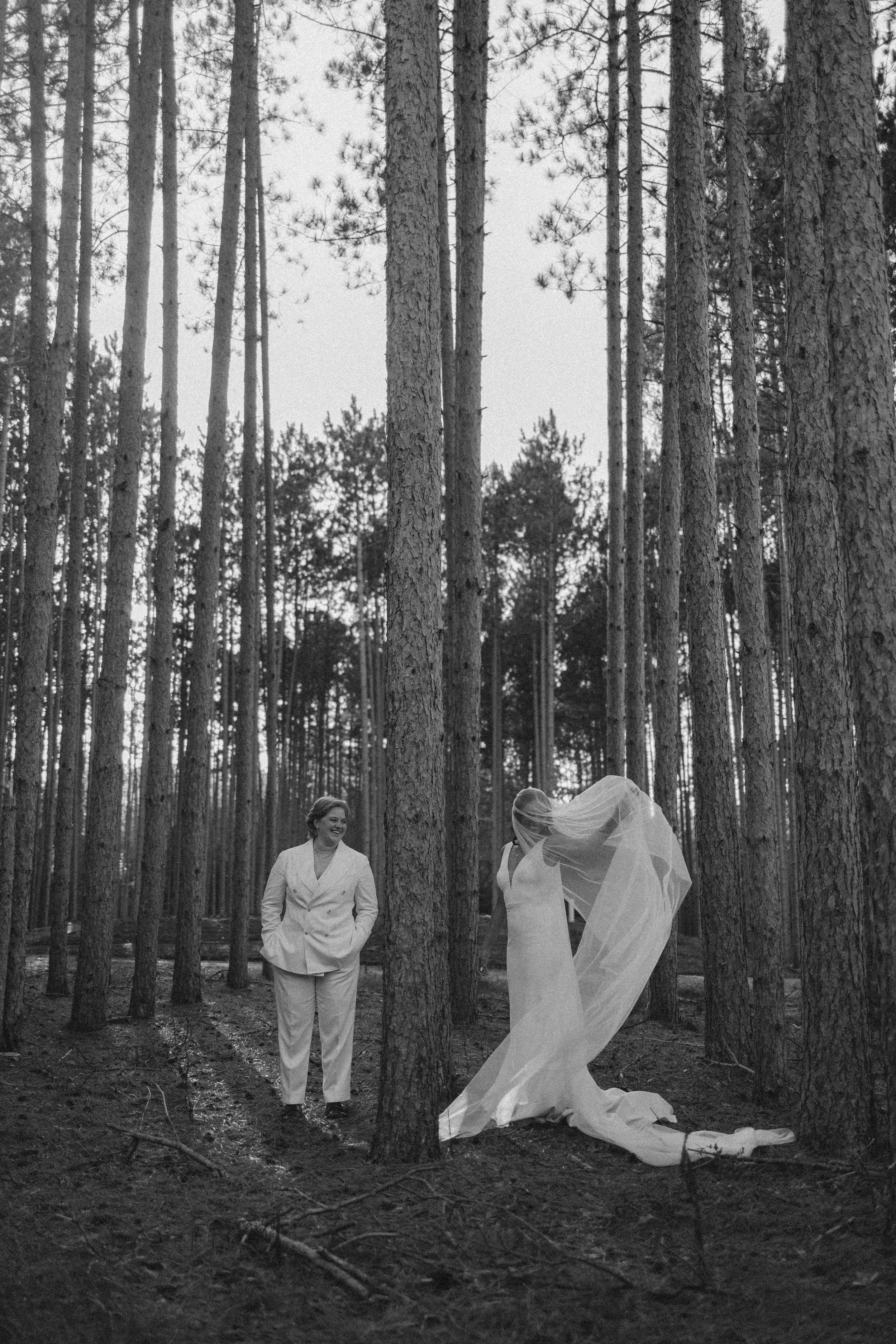 Annelise + Emily // LGBTQ+ Rustic Wedding at Great Escape Lodge