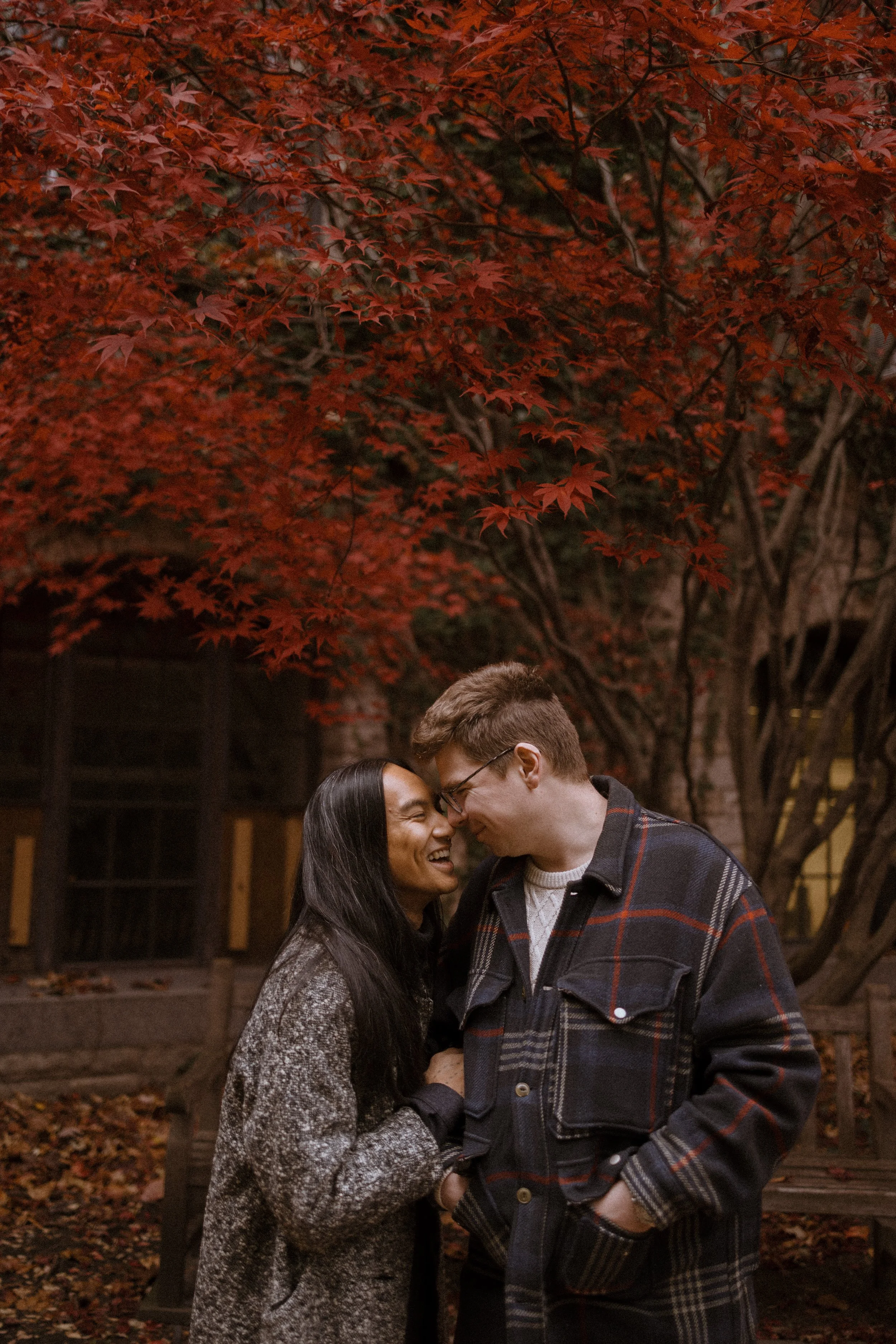 Paul + Justin // LGBTQ+ Chicago Engagement Session at Northwestern University