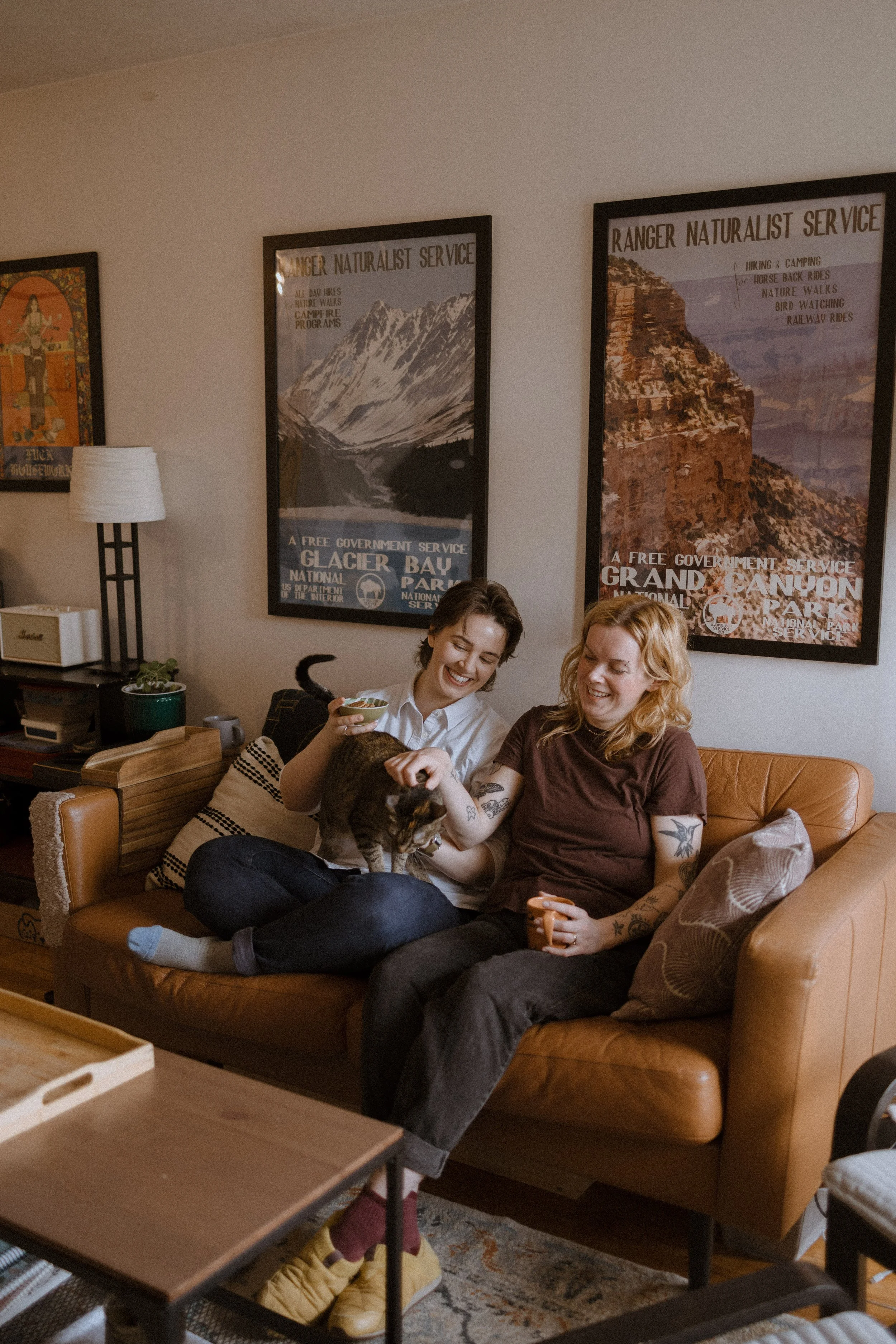Margaret + Olivia // LGBTQ+ Cozy Minneapolis Couples Session