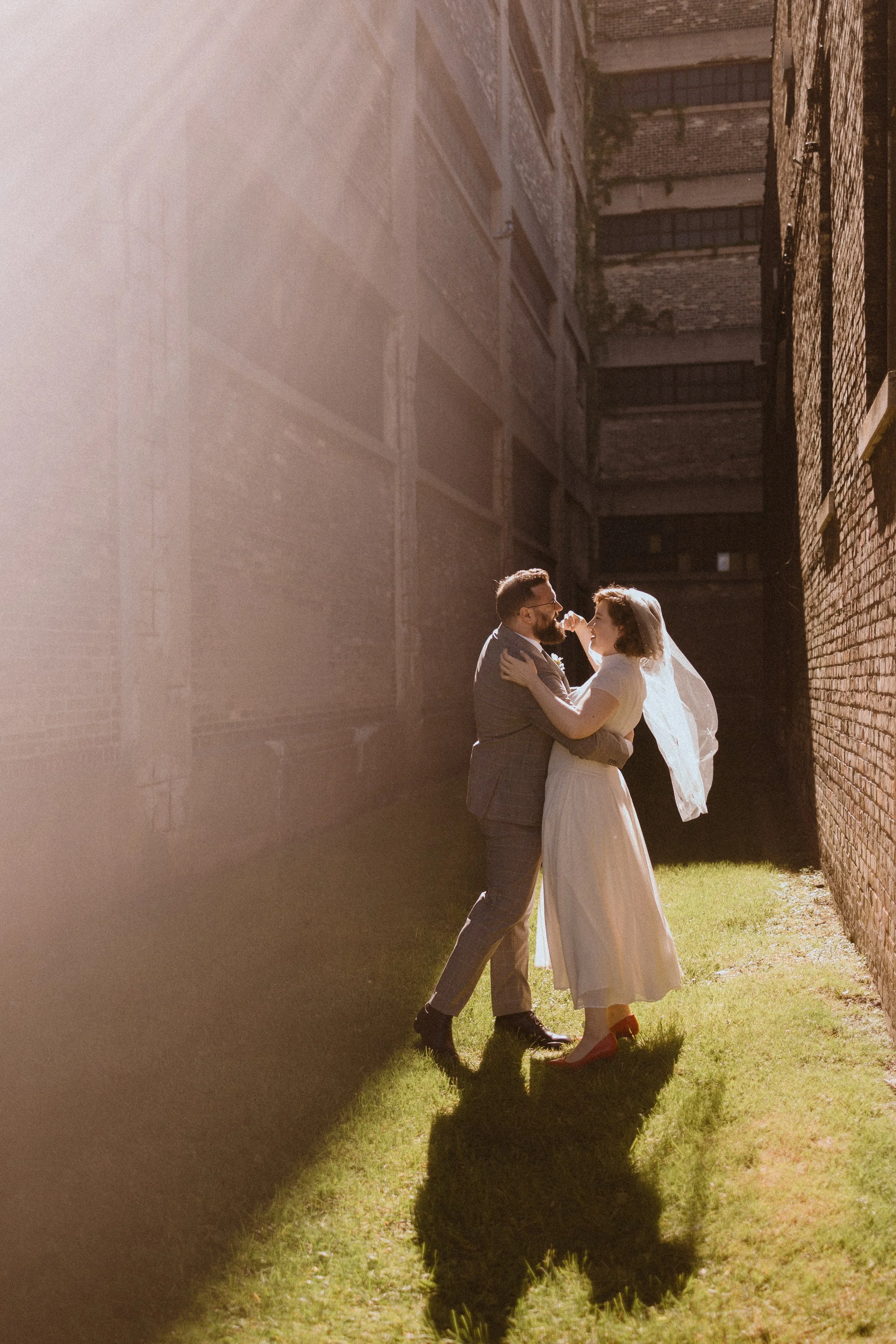 Gilly + Eric // Intimate Milwaukee Wedding at Anodyne Coffee