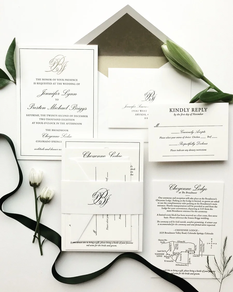 Elegant Wedding Invitation
