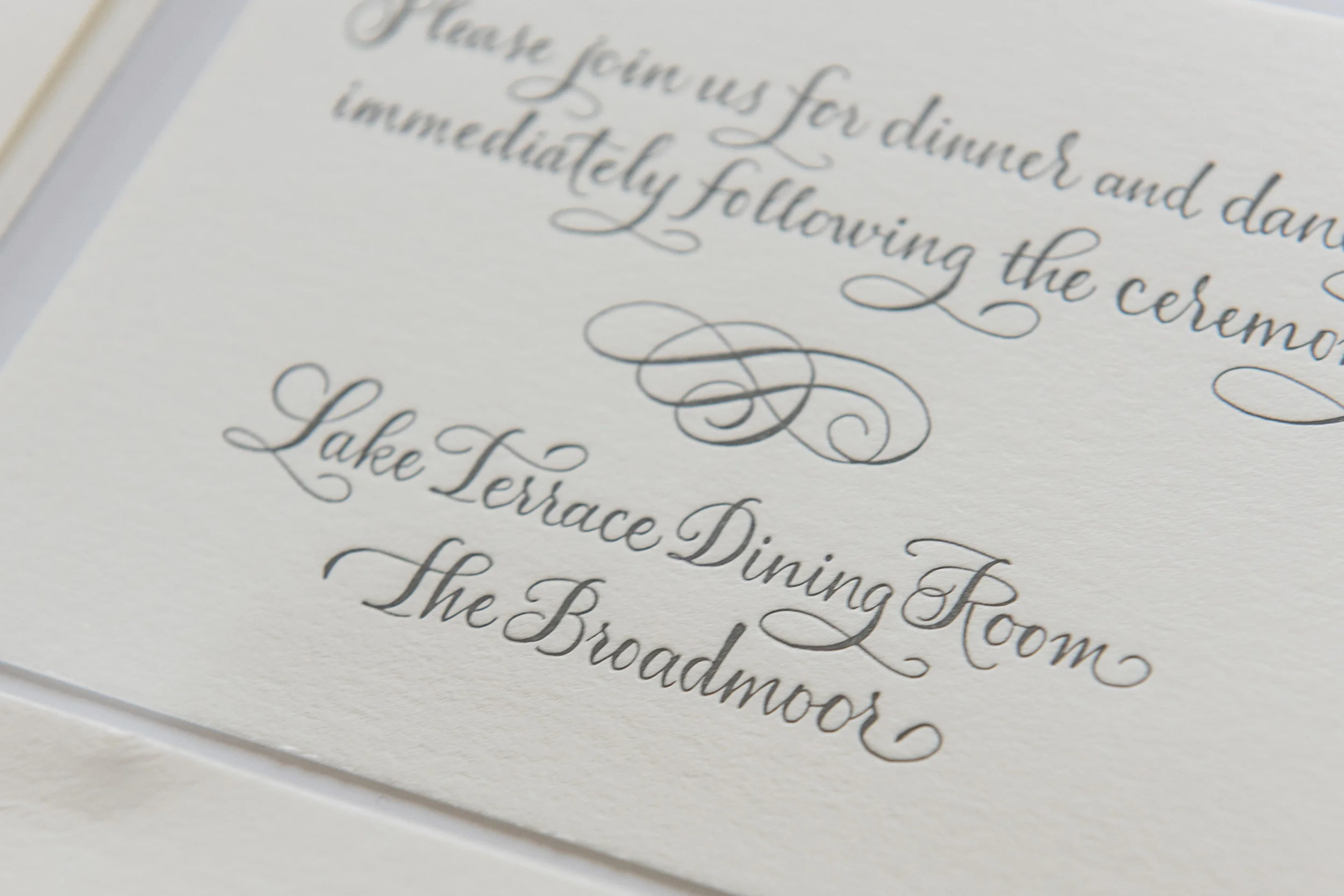 Letterpress Details Card