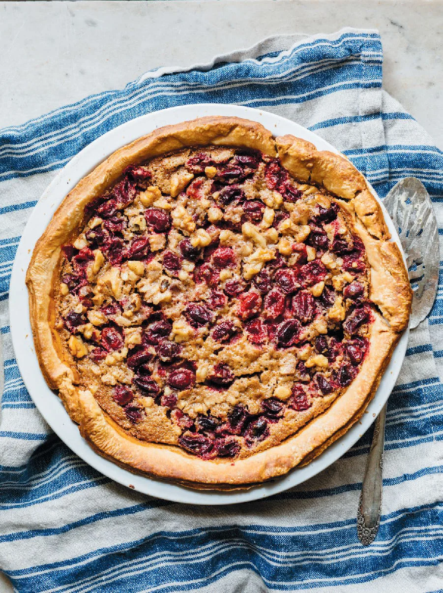 Cranberry Walnut Pie