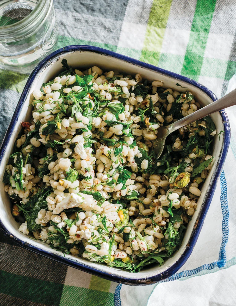 Barley and Herbs Salad
