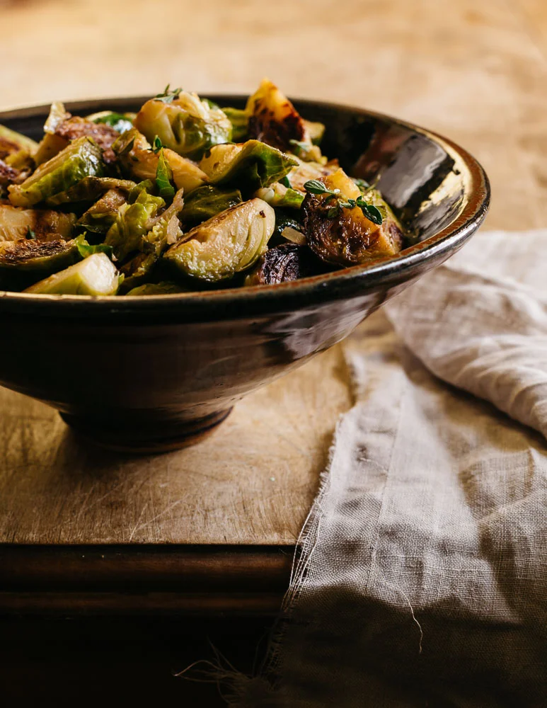 Cider-Braised Brussels Sprouts