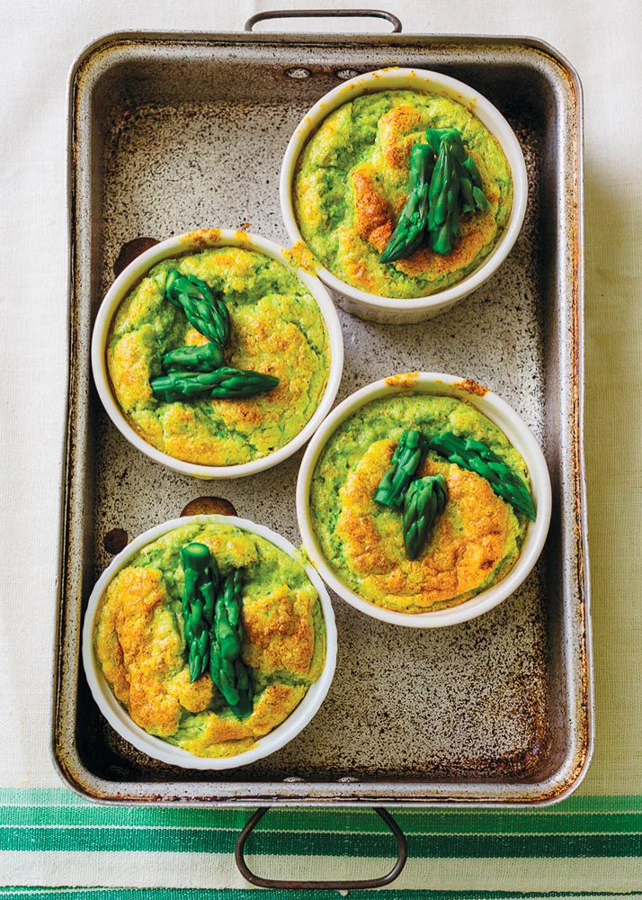 Fresh Asparagus Soufflé