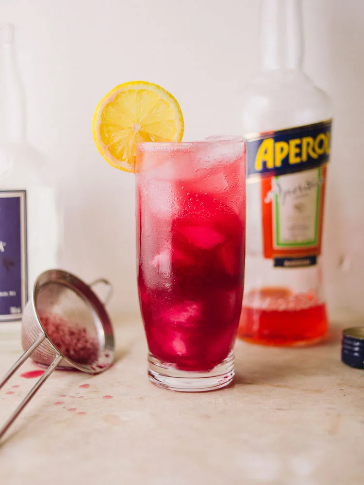 Bitter Blueberry Collins