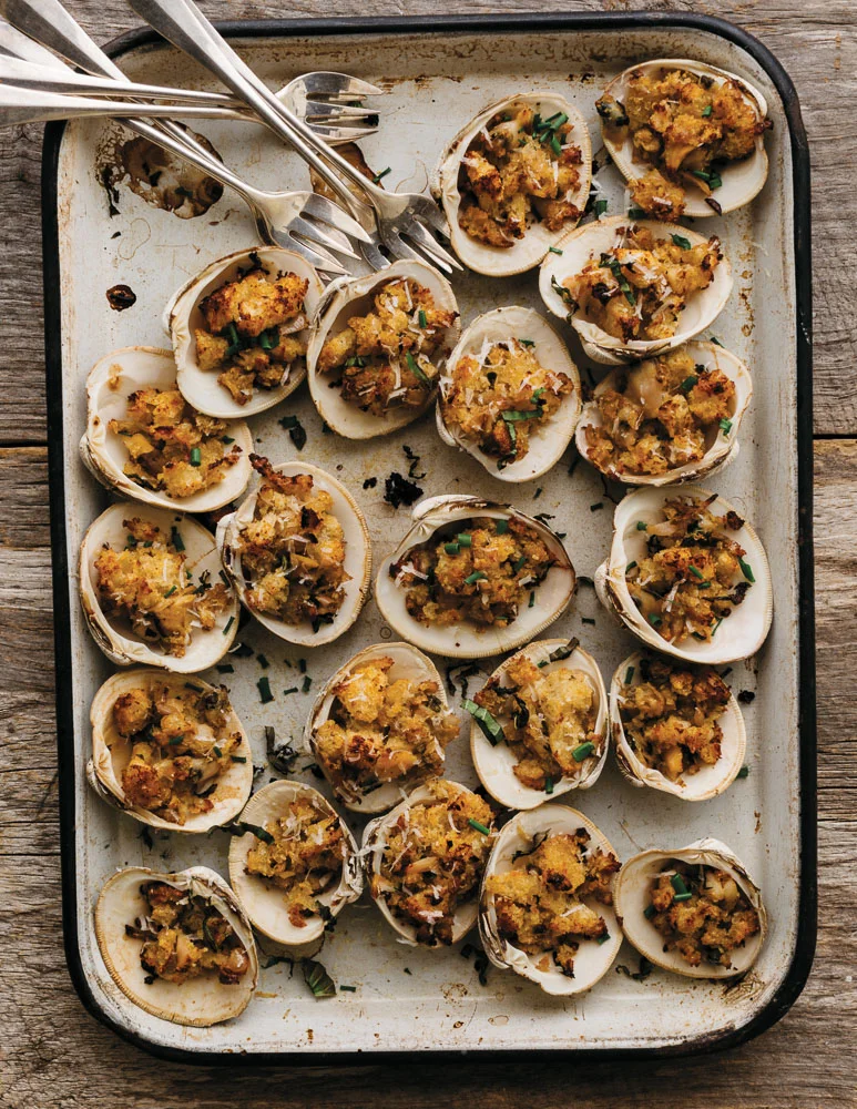 Lemony Stuffed Quahogs