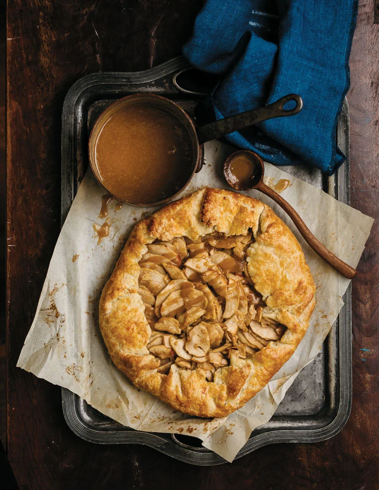 Apple Galette with Maple Glaze