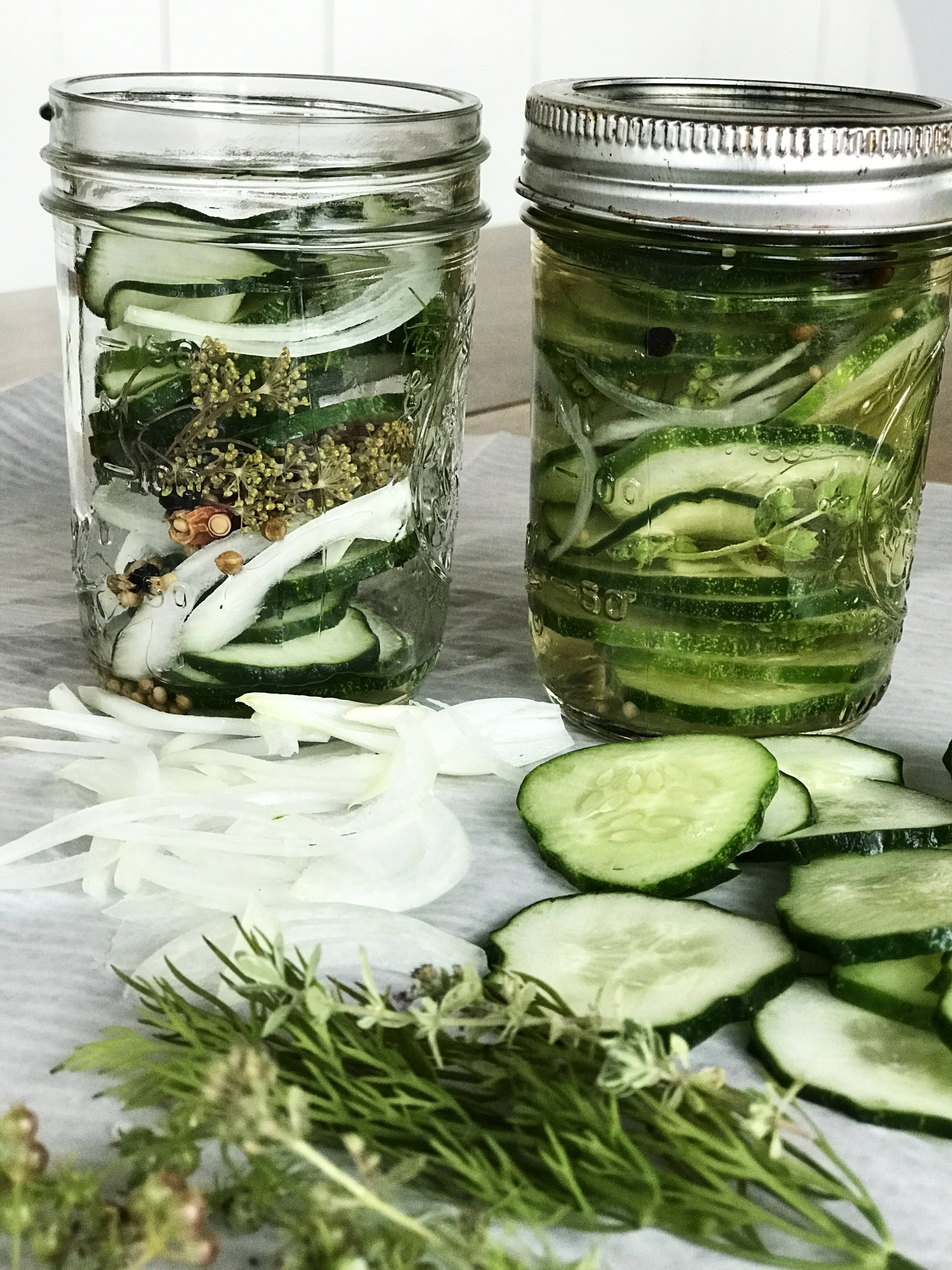 Endless Cucumber Quick-Pickles