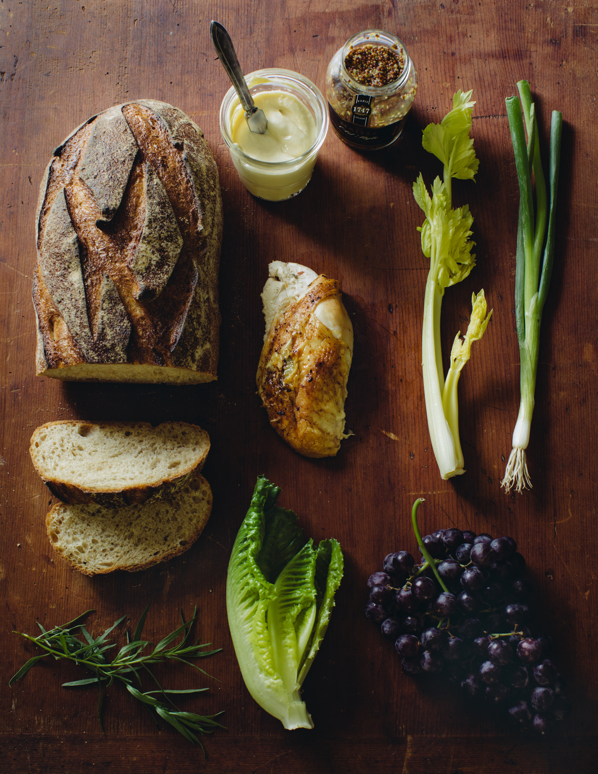 Roasted Chicken Salad Sandwiches