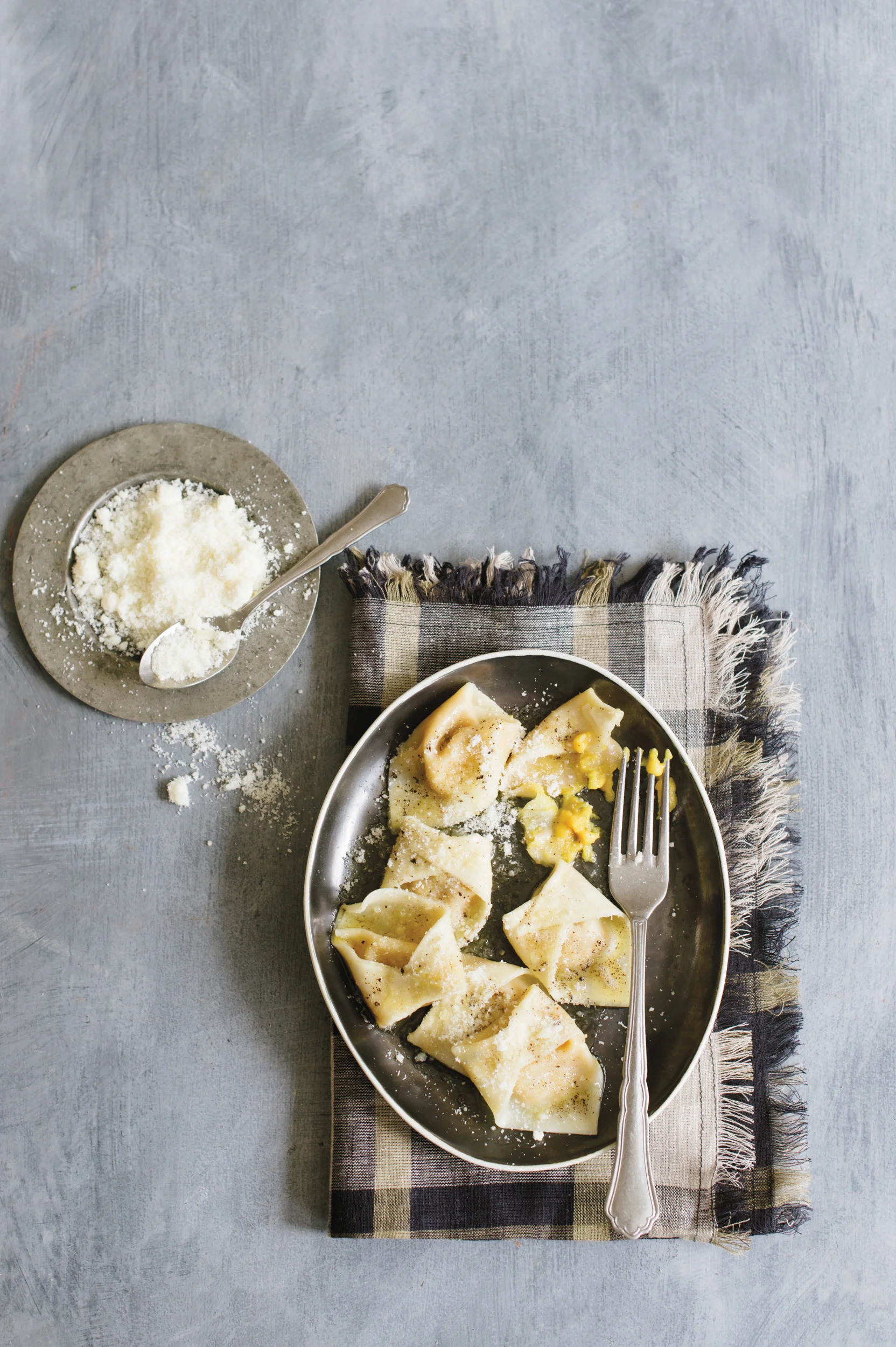Winter Squash Tortelli with Mascarpone, Marjoram and Brown Butter