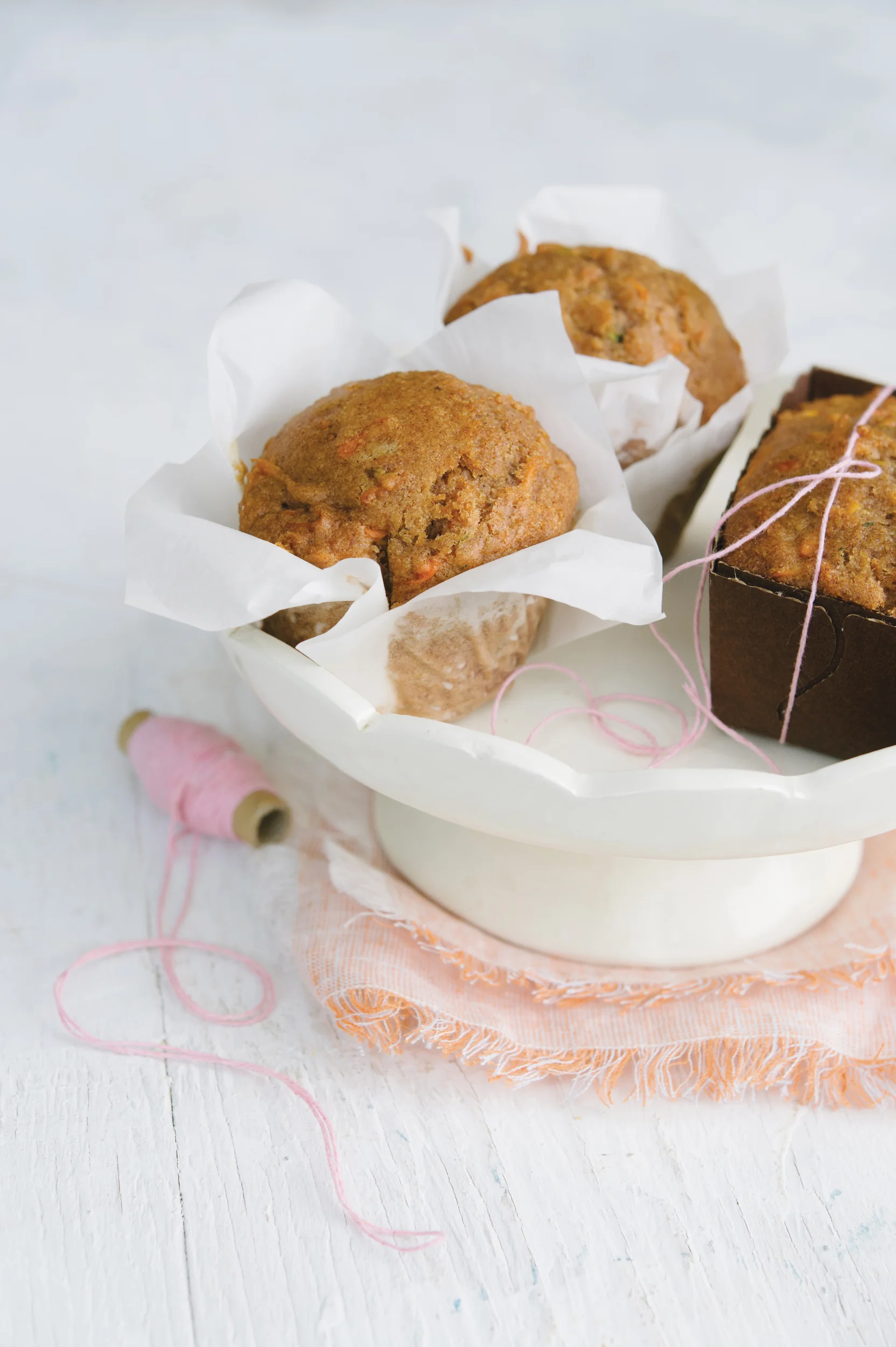 Confetti Carrot Cake Muffins or Tea Bread