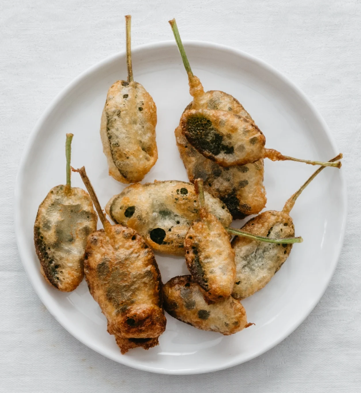 Cider-Battered Sage Leaves