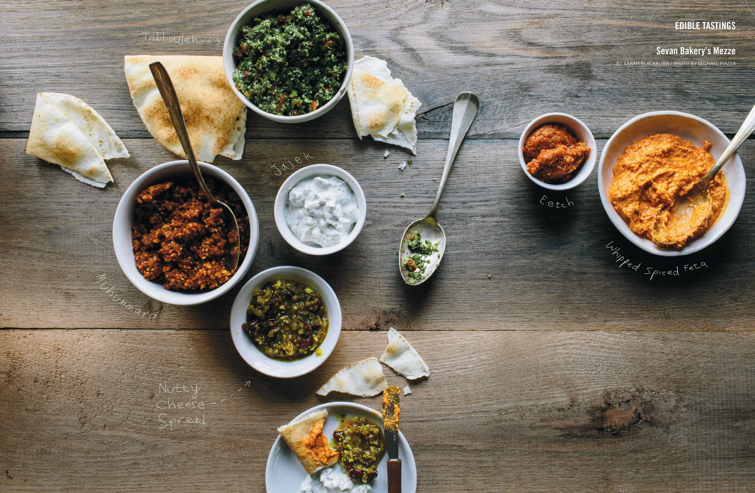 Edible Tastings: SEVAN BAKERY'S MEZZE