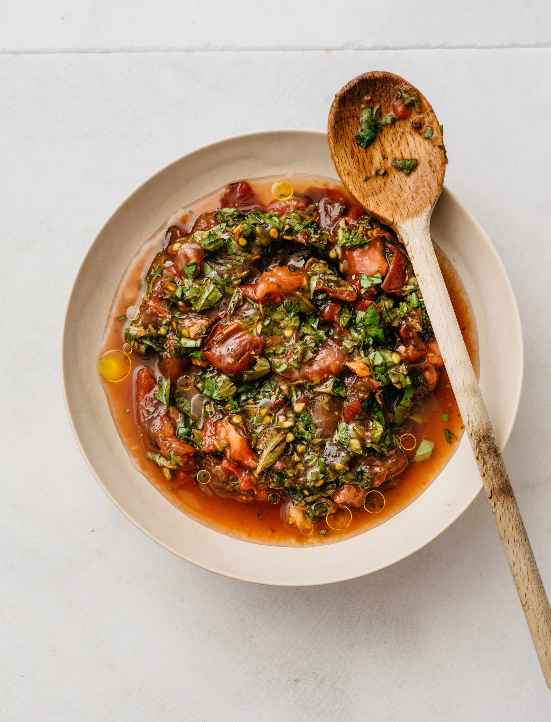 Tomato-Basil Spooning Sauce