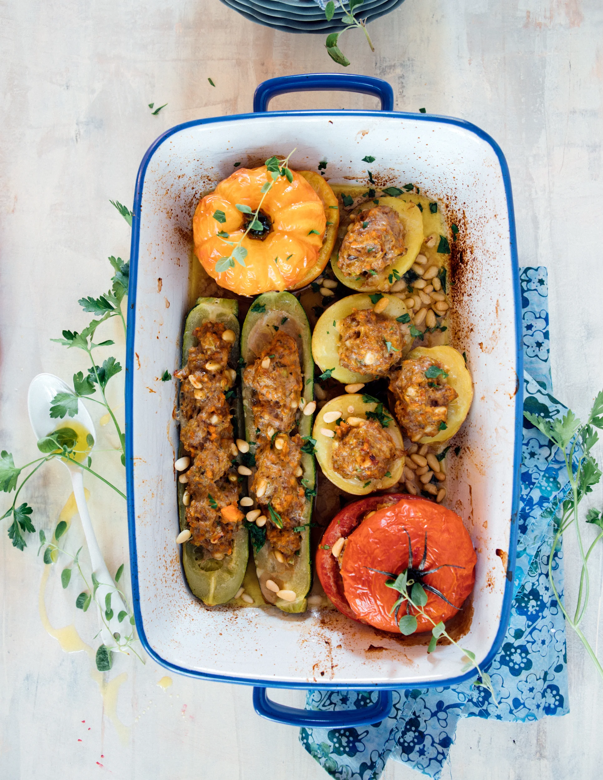 Les Petits Farcis de l'Été: Stuffed Summer Vegetables