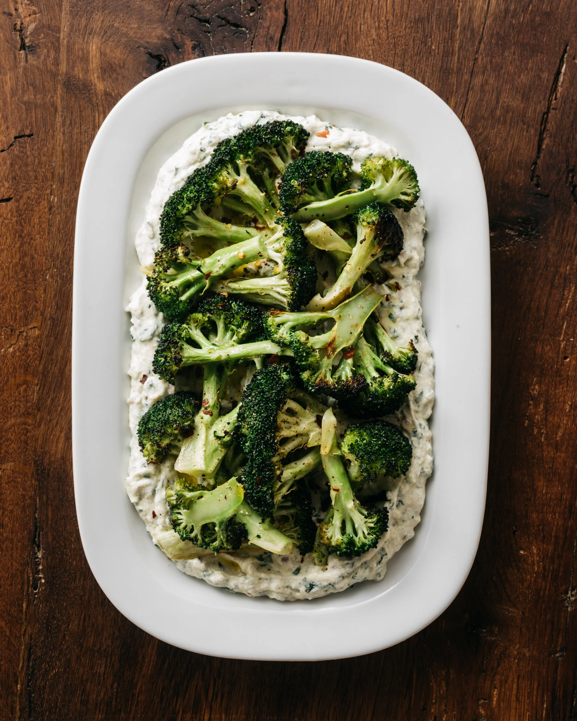 Goat Cheese and Ricotta Spread with Blasted Broccoli — Edible Boston
