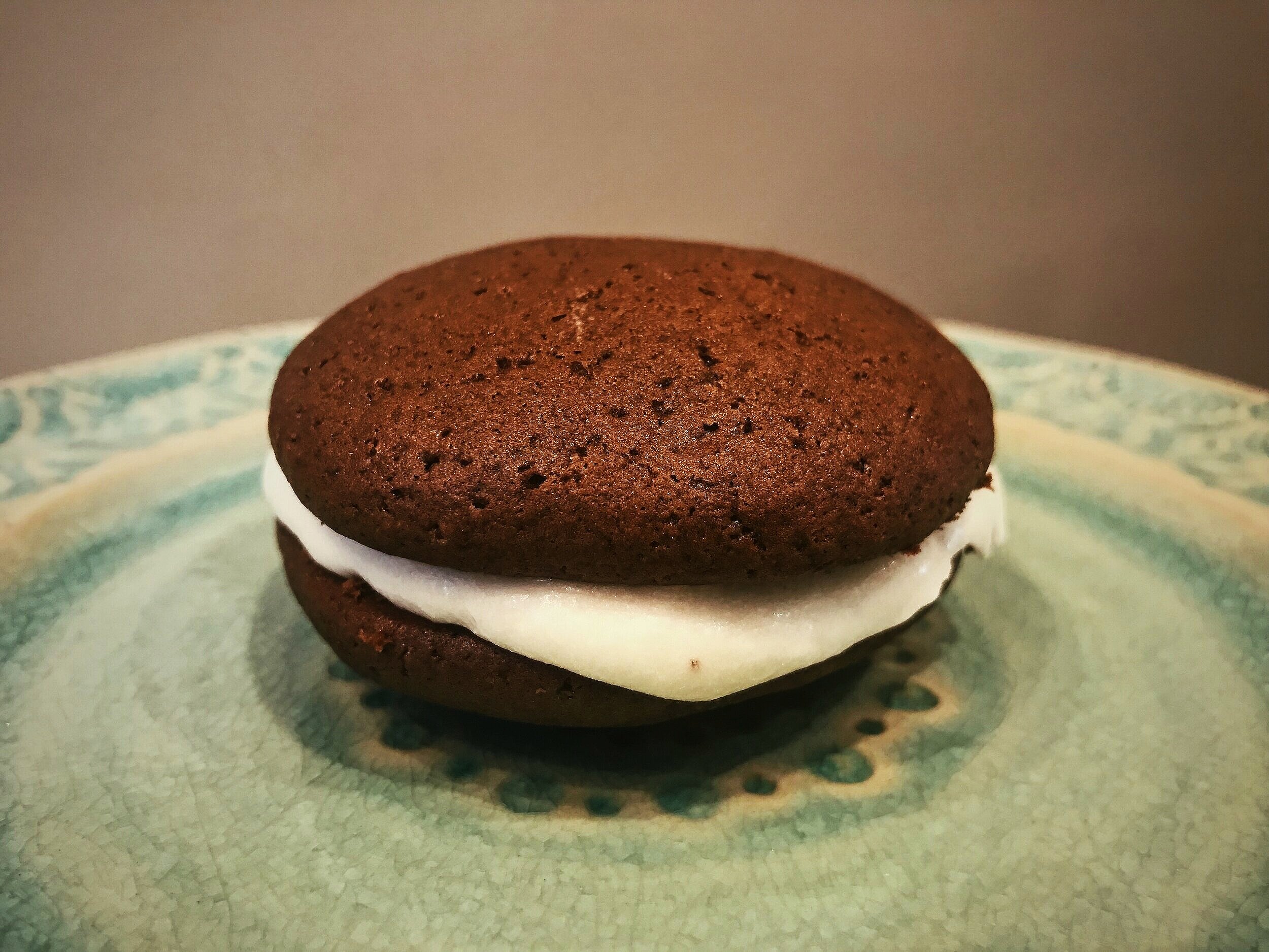 Chocolate Whoopie Pies with Sour Cream Frosting