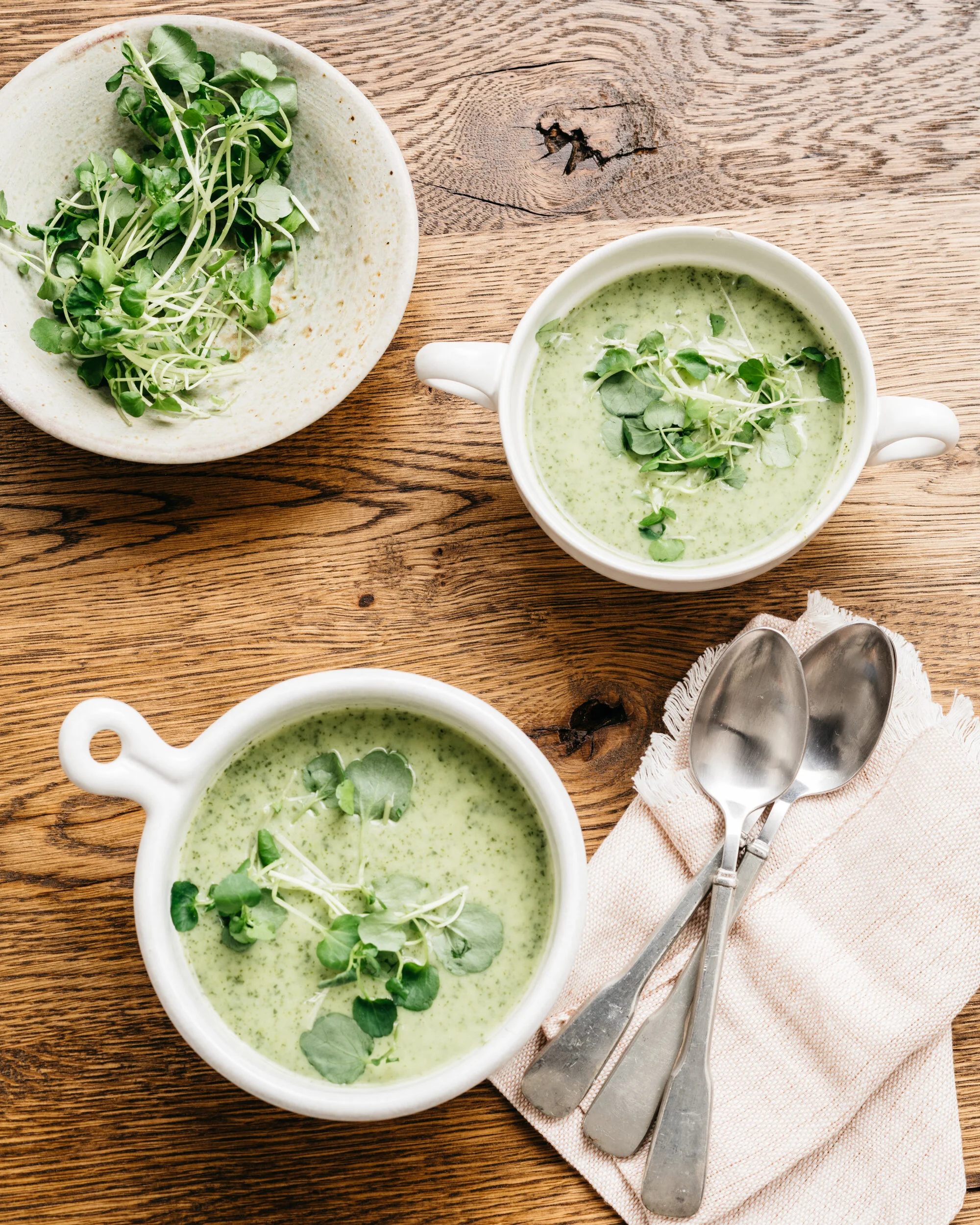Watercress and Potato Soup