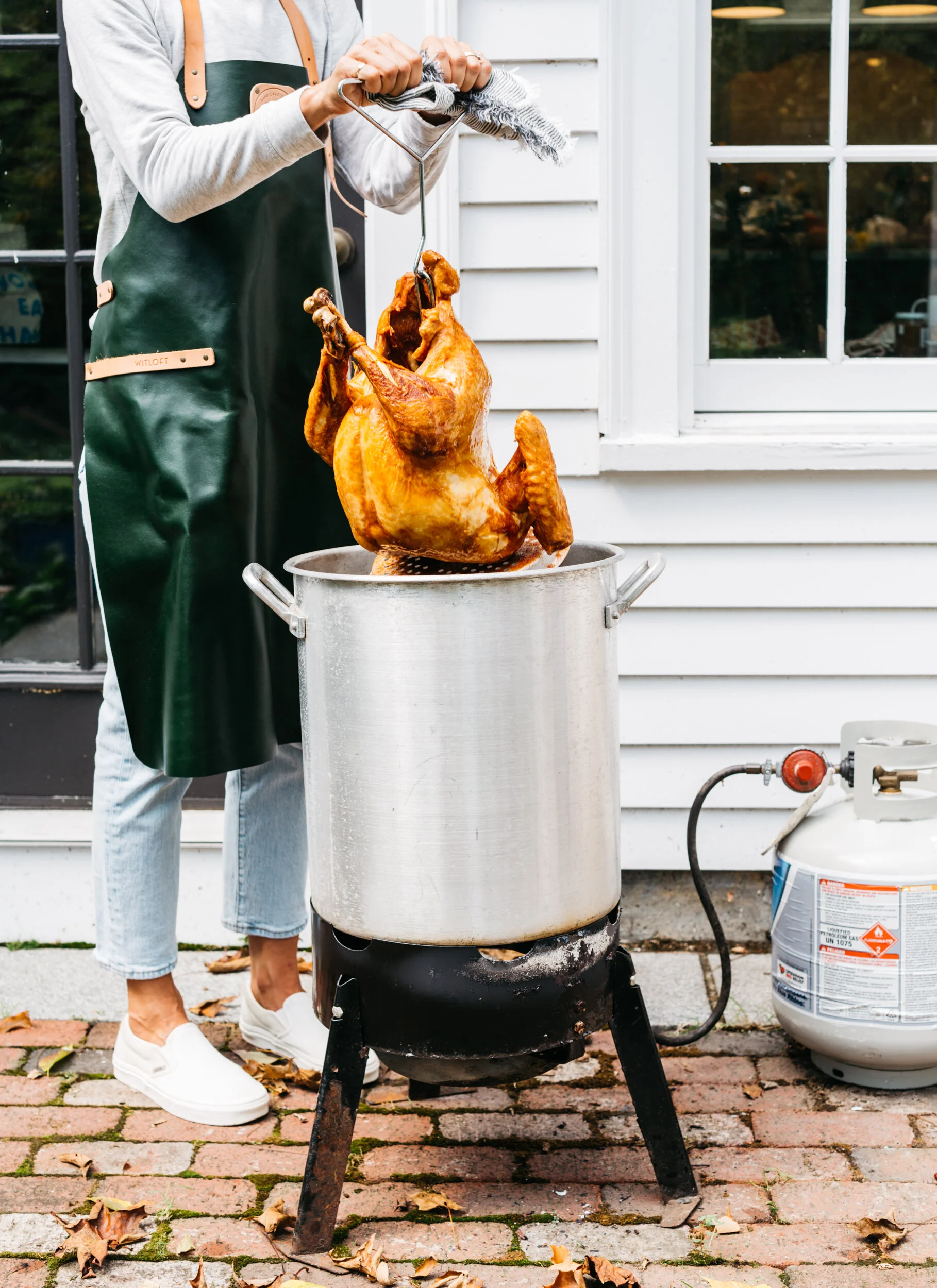 Deep-Fried Judy Bird with Thyme Gravy