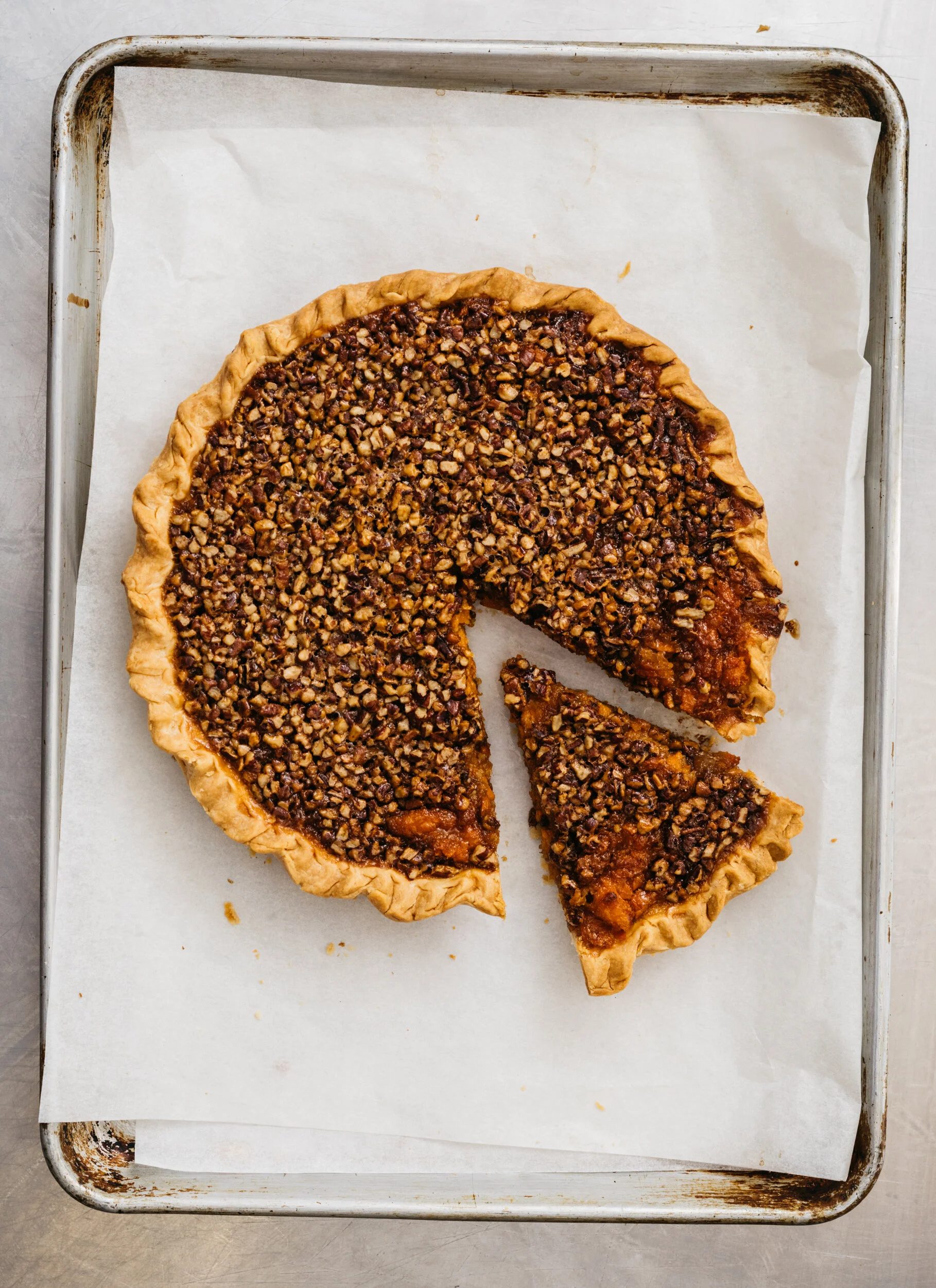 Genius Sweet Potato Pecan Pie