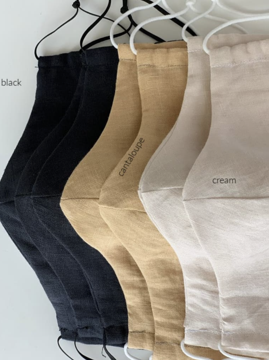 Pure Linen Adult Face Masks