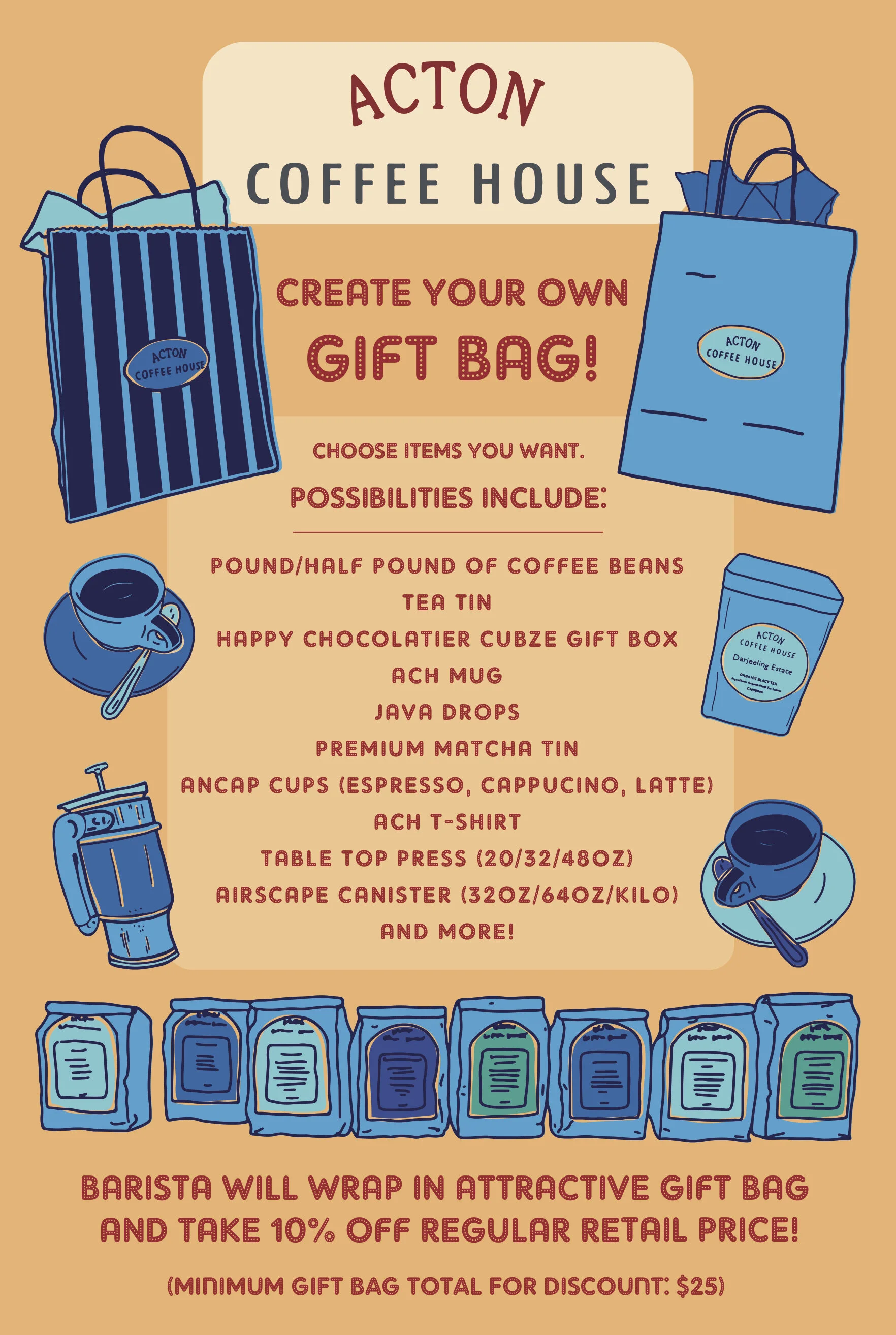 Acton Coffee House, Holiday Gift Guide 2022