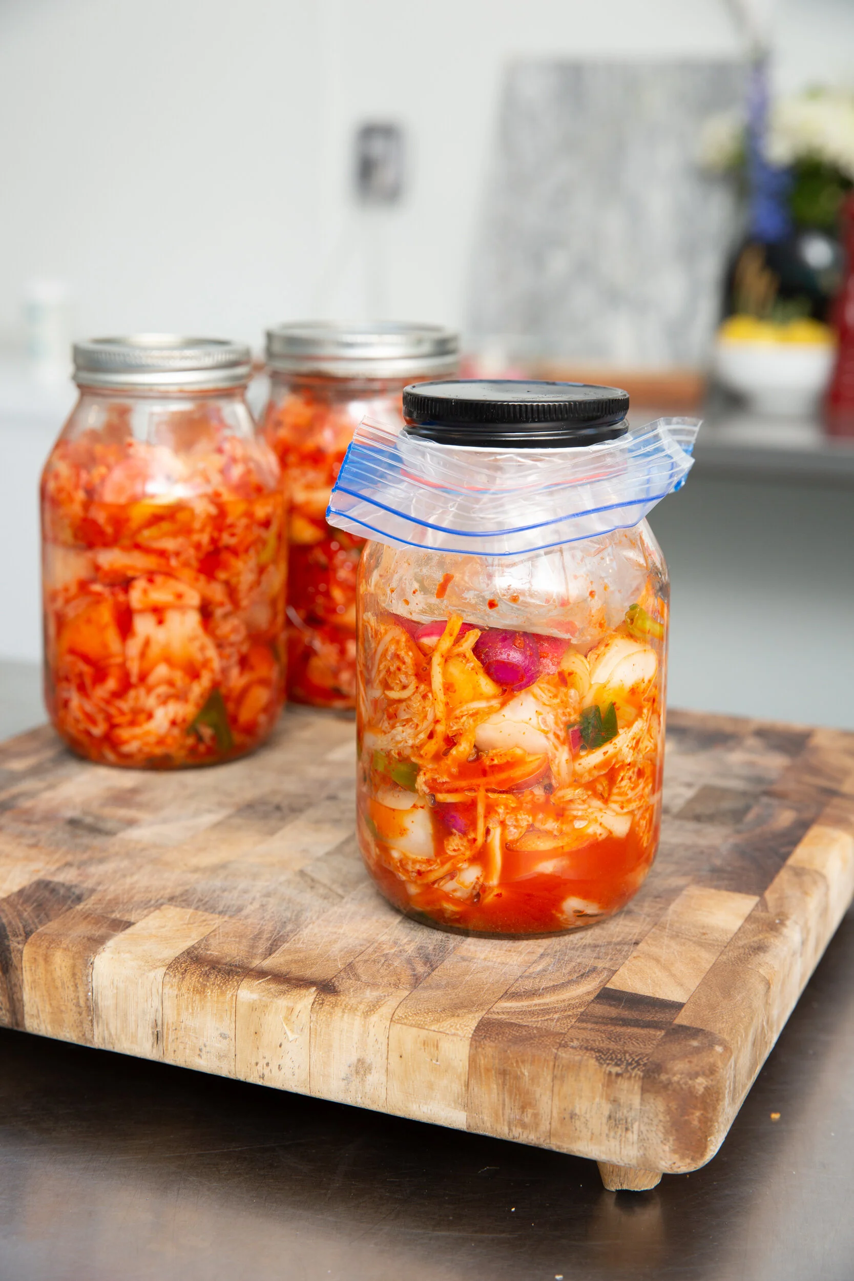Apple Radish Napa Kimchi, from Chi Kitchen