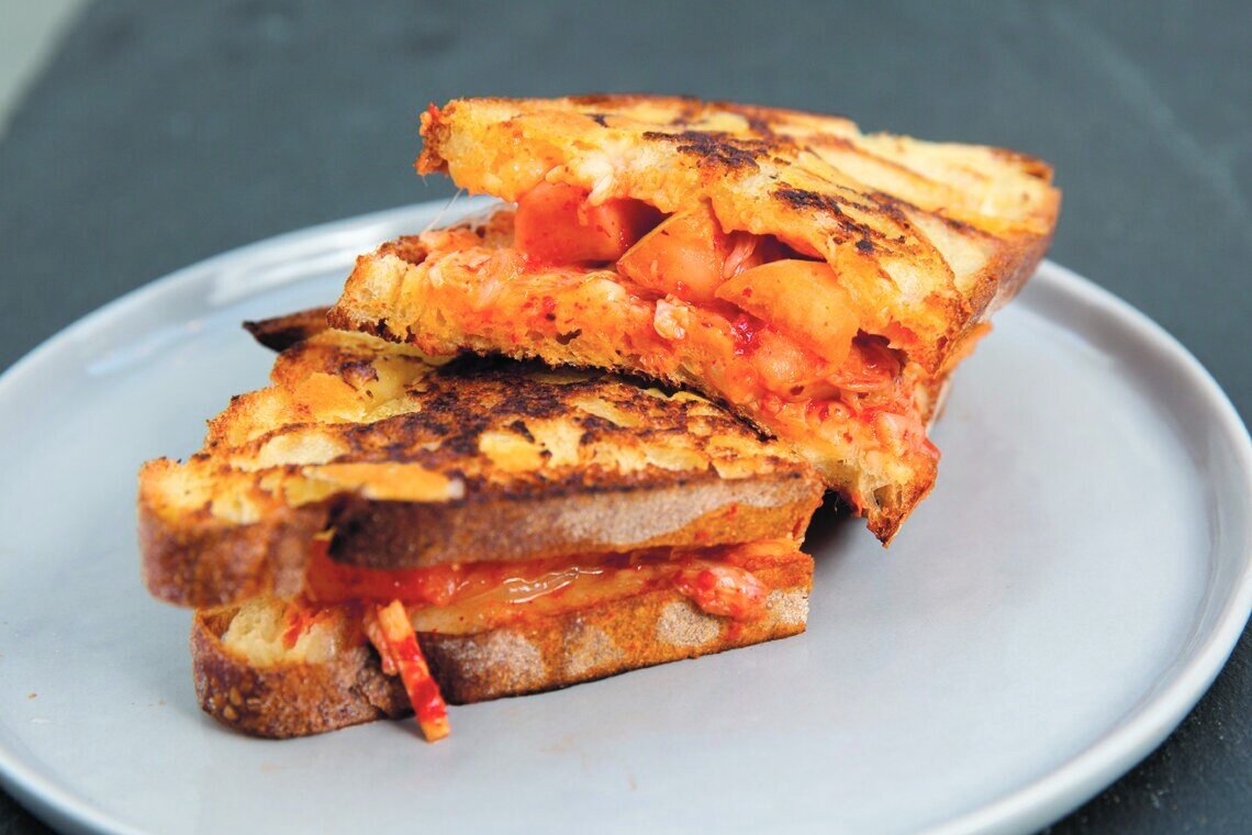 Chi Kitchen Kimchi Grilled Cheese