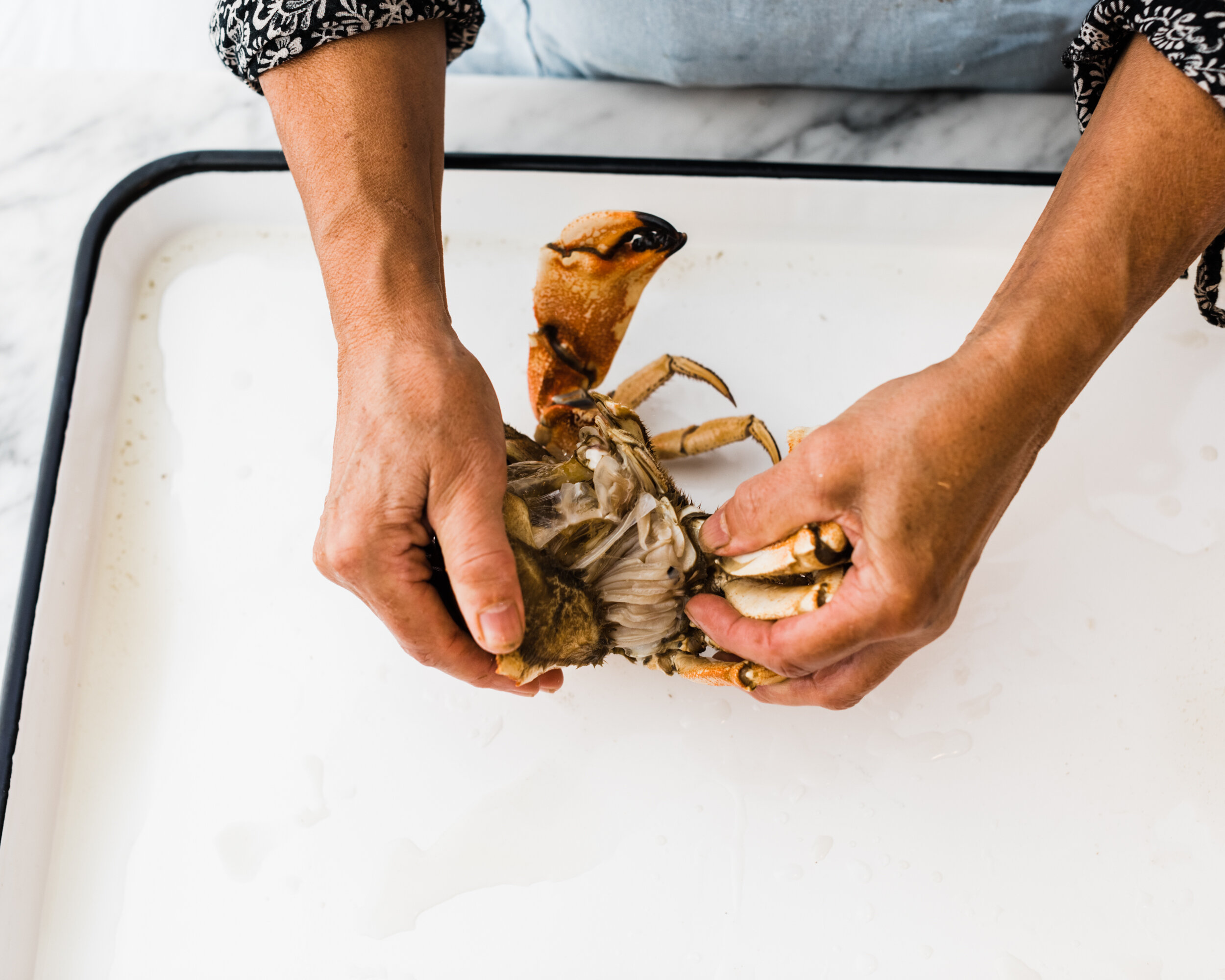 Jonah Crabs with Ginger Butter and ChiliGarlic Vinegar — Edible Boston