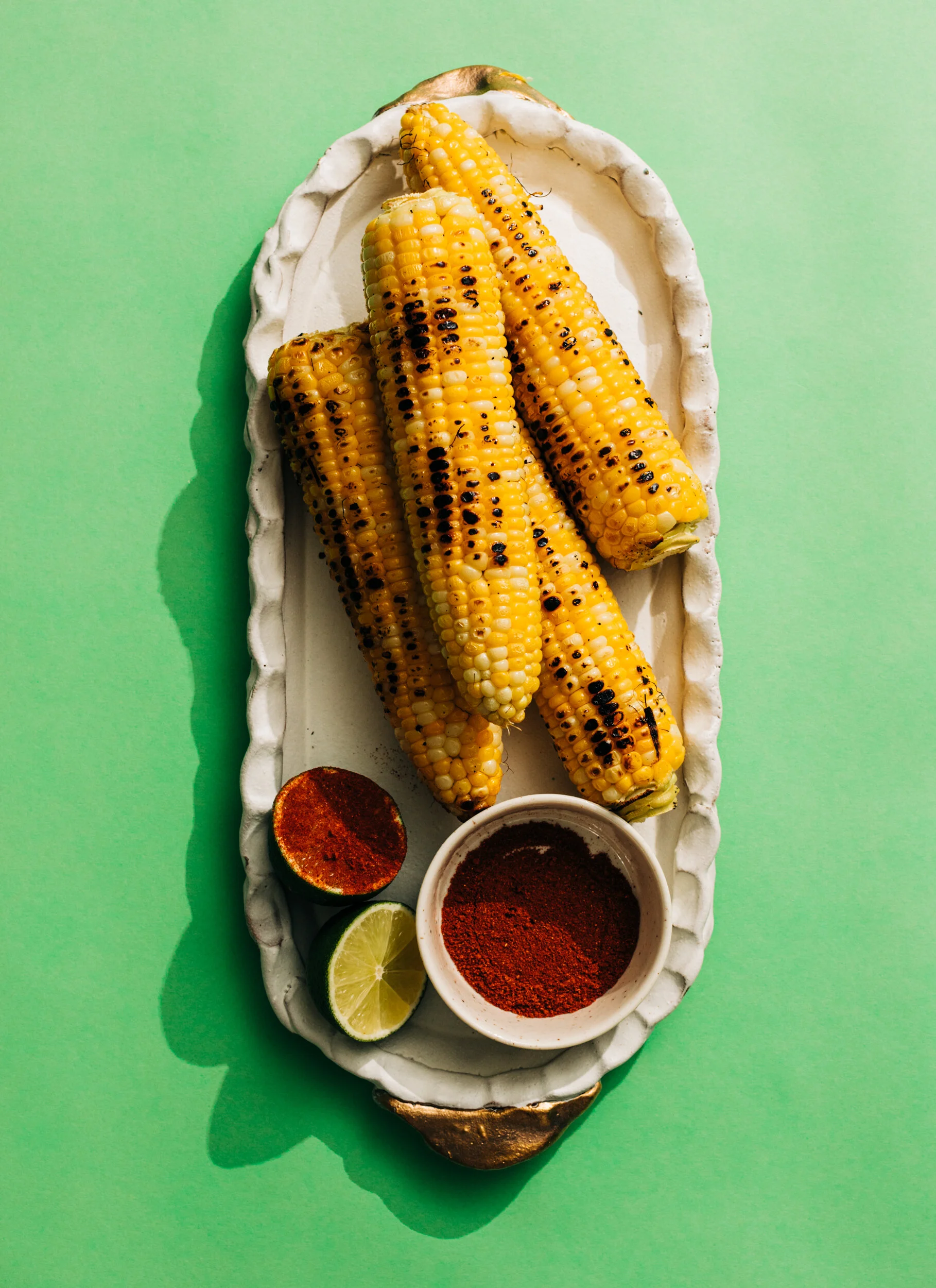 Chili Lime Buttered Corn