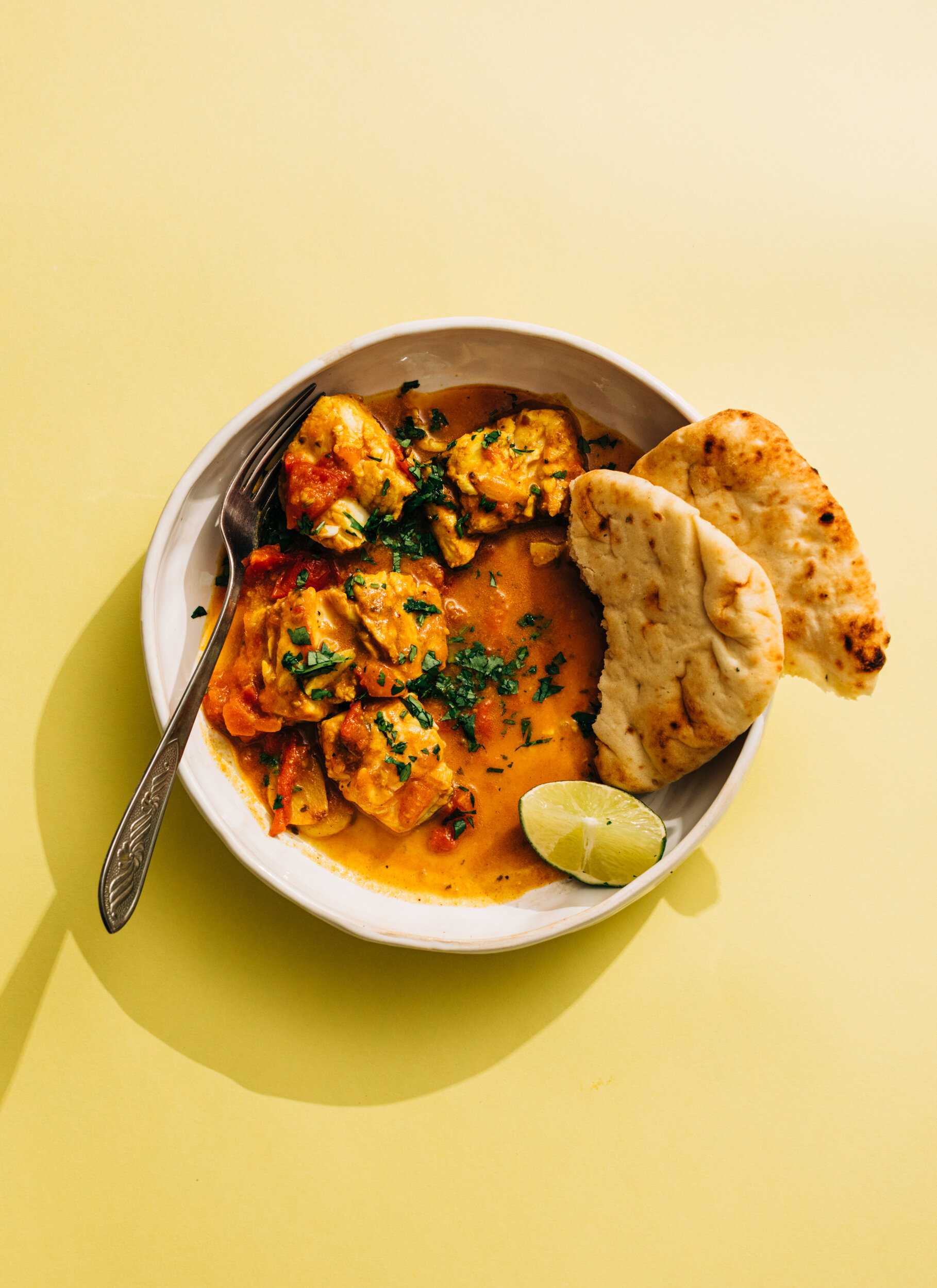 Tomato and Coconut Fish Curry