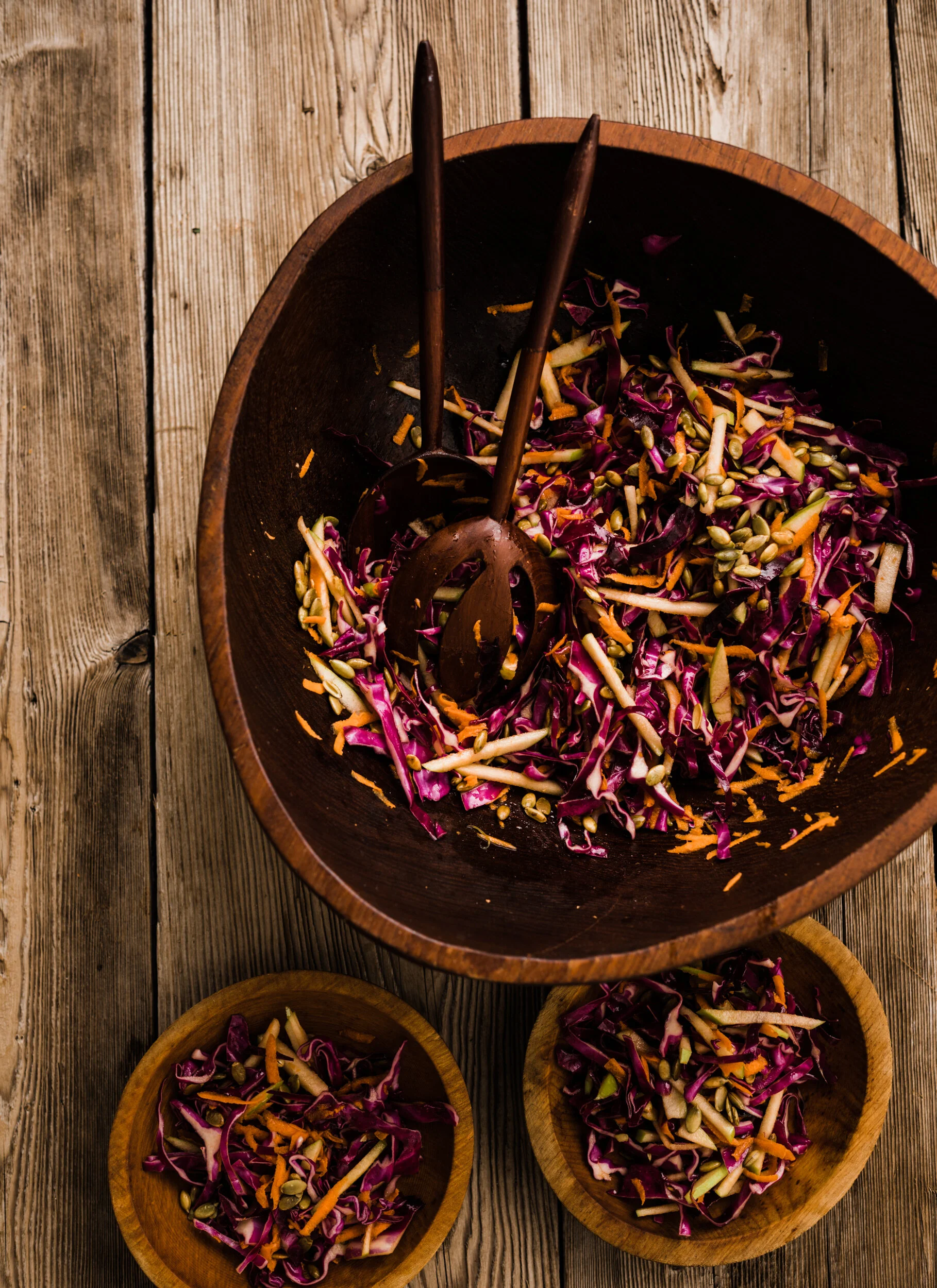 Cabbage and Apple Slaw with Double Apple Vinaigrette