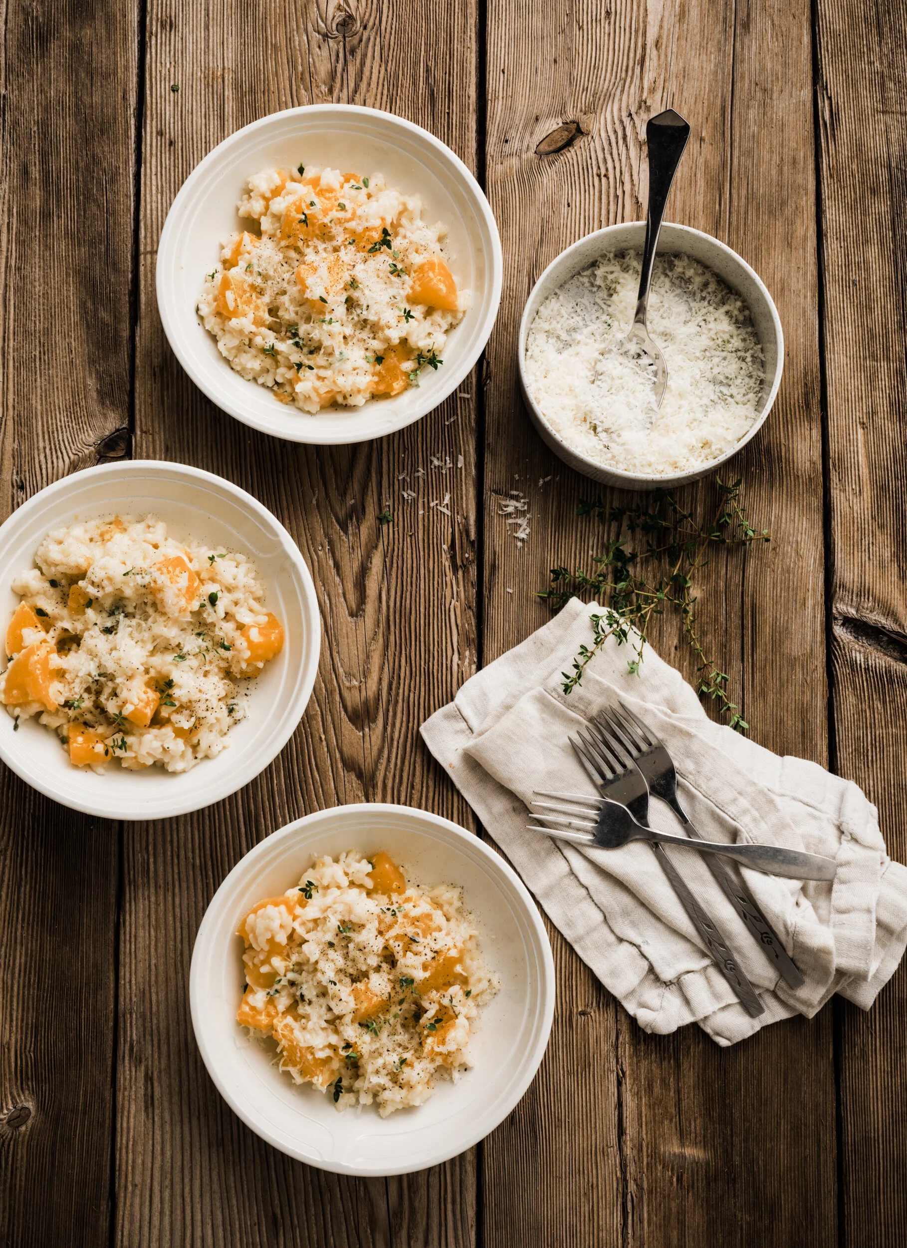 Butternut Squash Risotto with Hard Cider