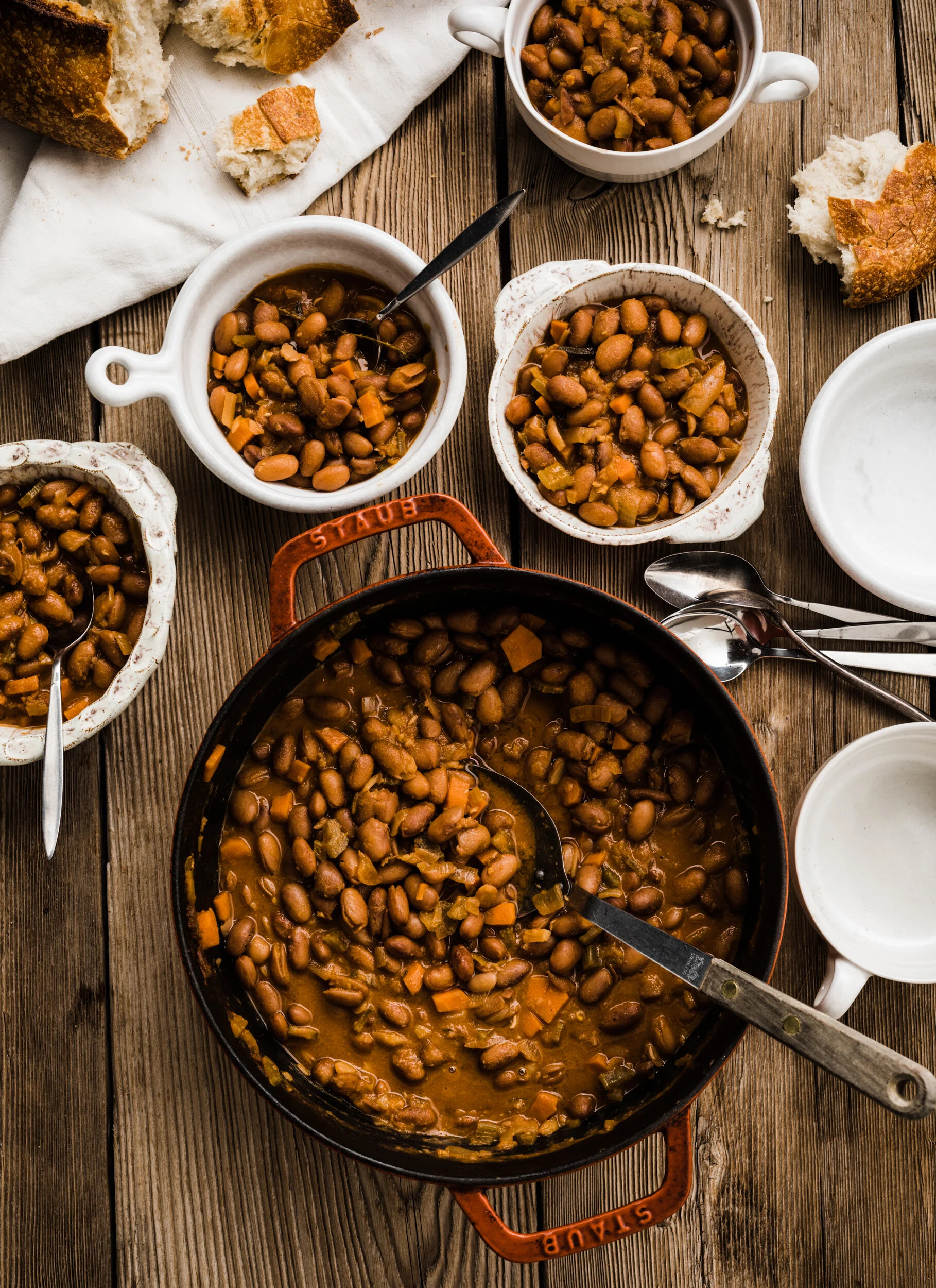 Cider-Braised Pot-o-Beans