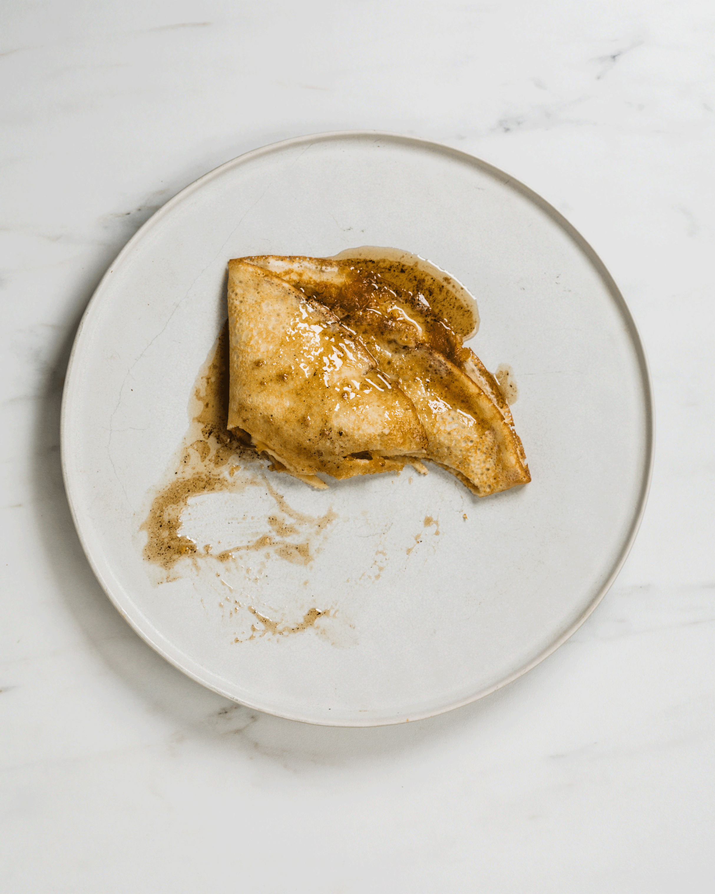 Brown Butter Crepes with Pumpkin Jam
