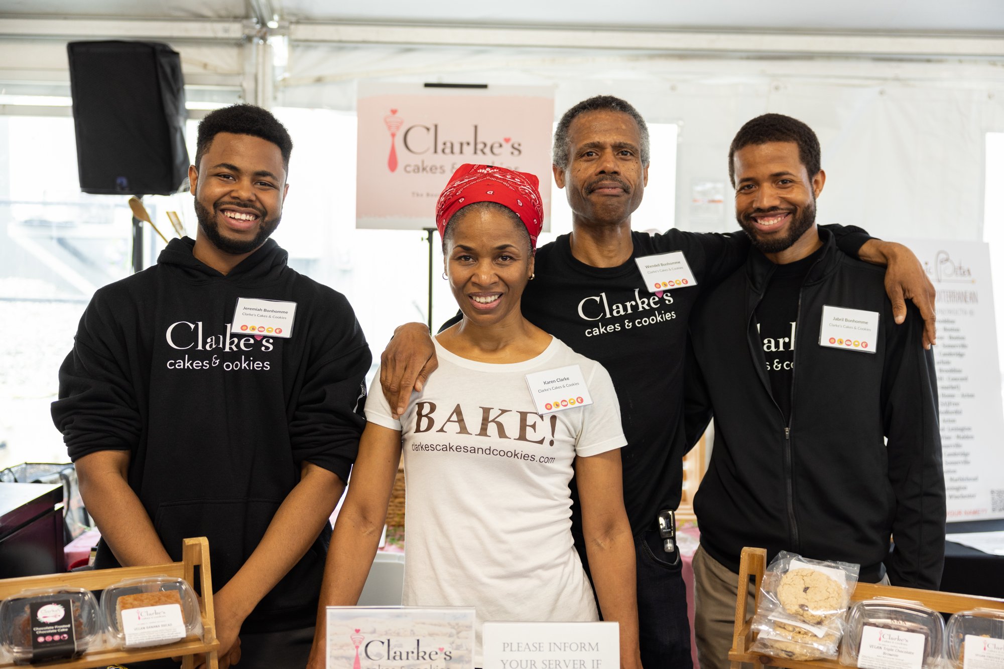 Karen Clarke and family, Clarke's Cakes &amp; Cookies