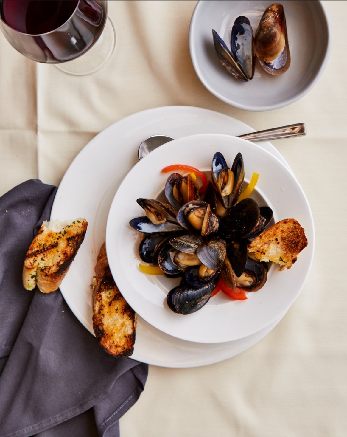 Steamed Mussels 