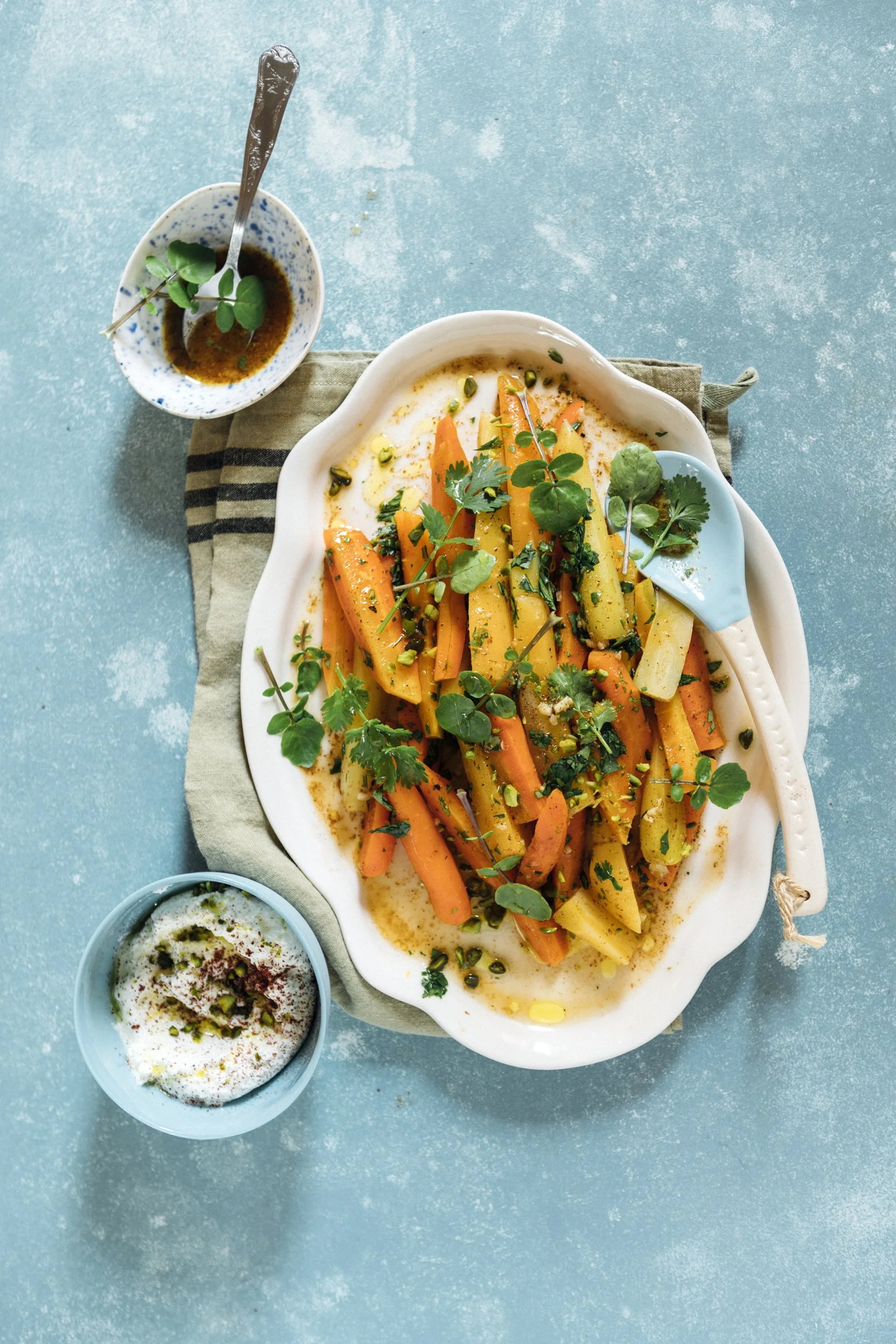 Carrot Salad with Spices and Pistachios