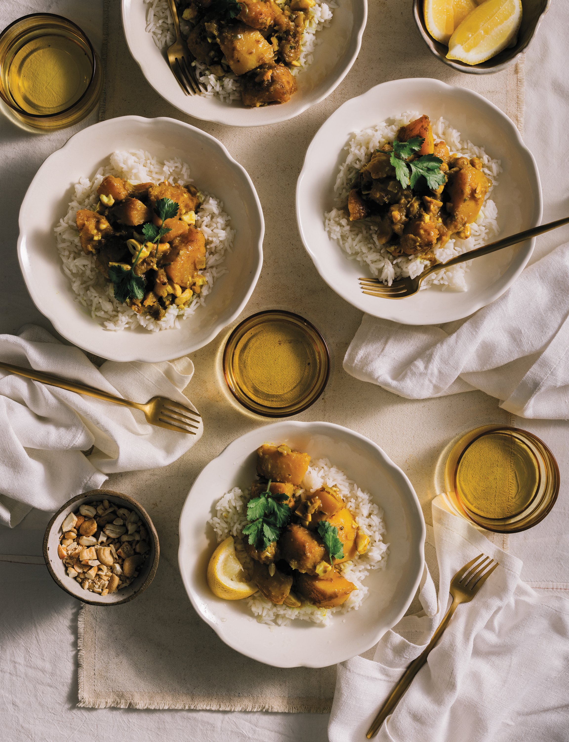 Three Nut Curry: Coconut, Cashew and Butternut Stew