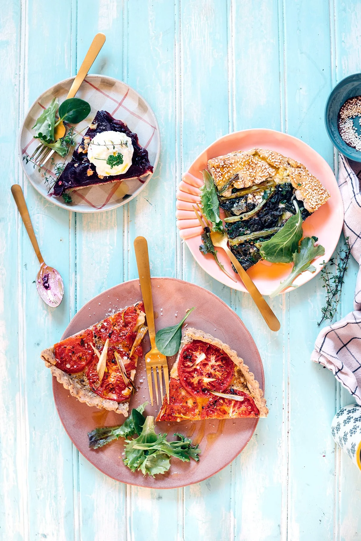 French Spring Tarts, Gluten Free